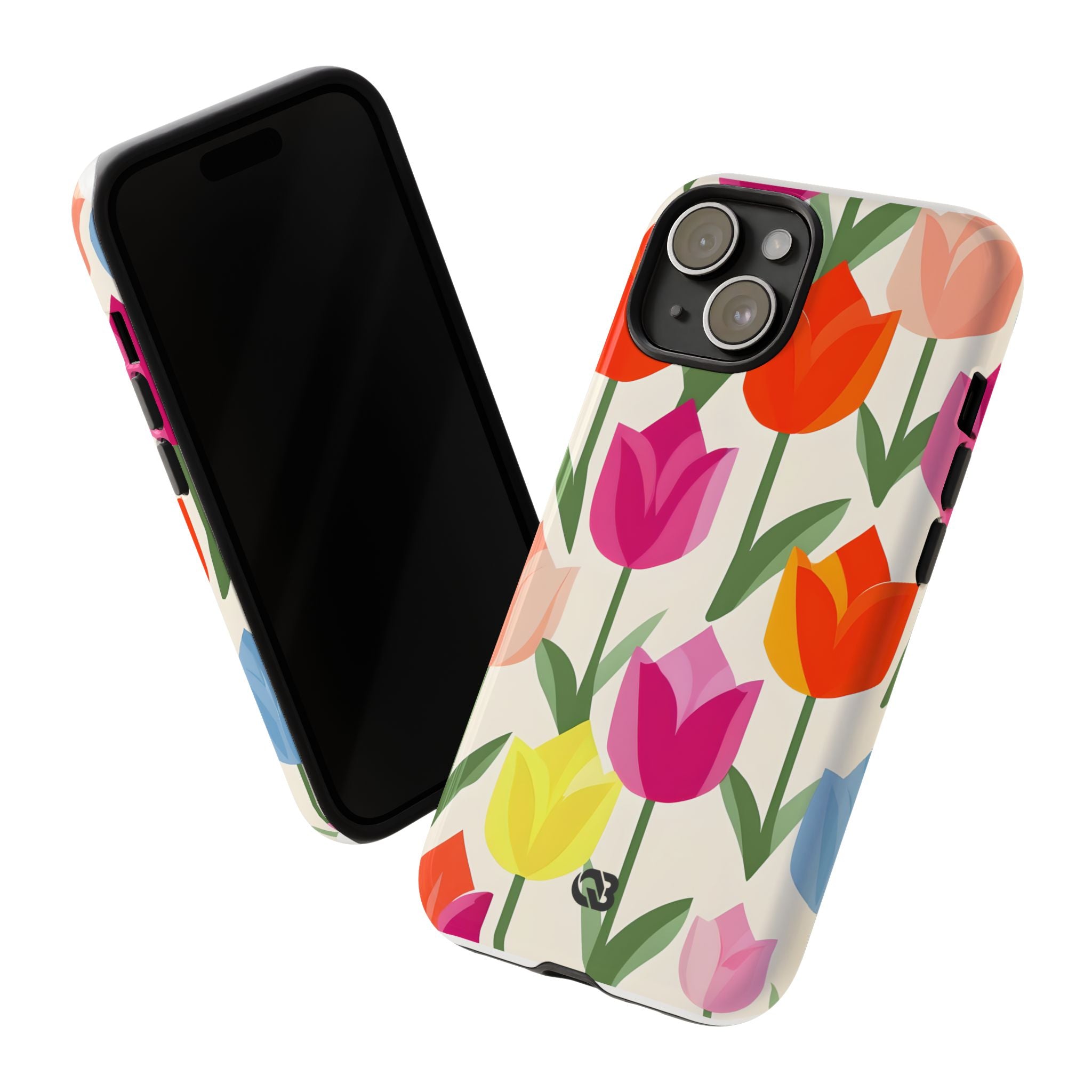 Vibrant Petal Grid · Tough Fundas para teléfono para iPhone