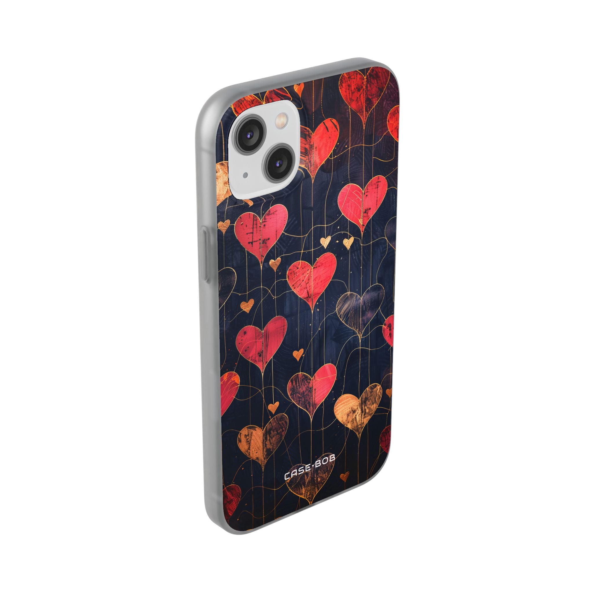 Golden Hearts Network iPhone 14 Plus Case - Soft