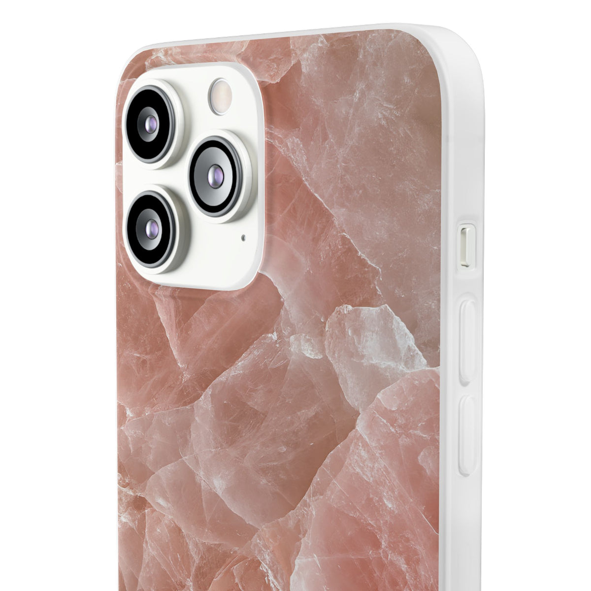 Rose Quartz Facet · Lite Phone Case for iPhone · Pink