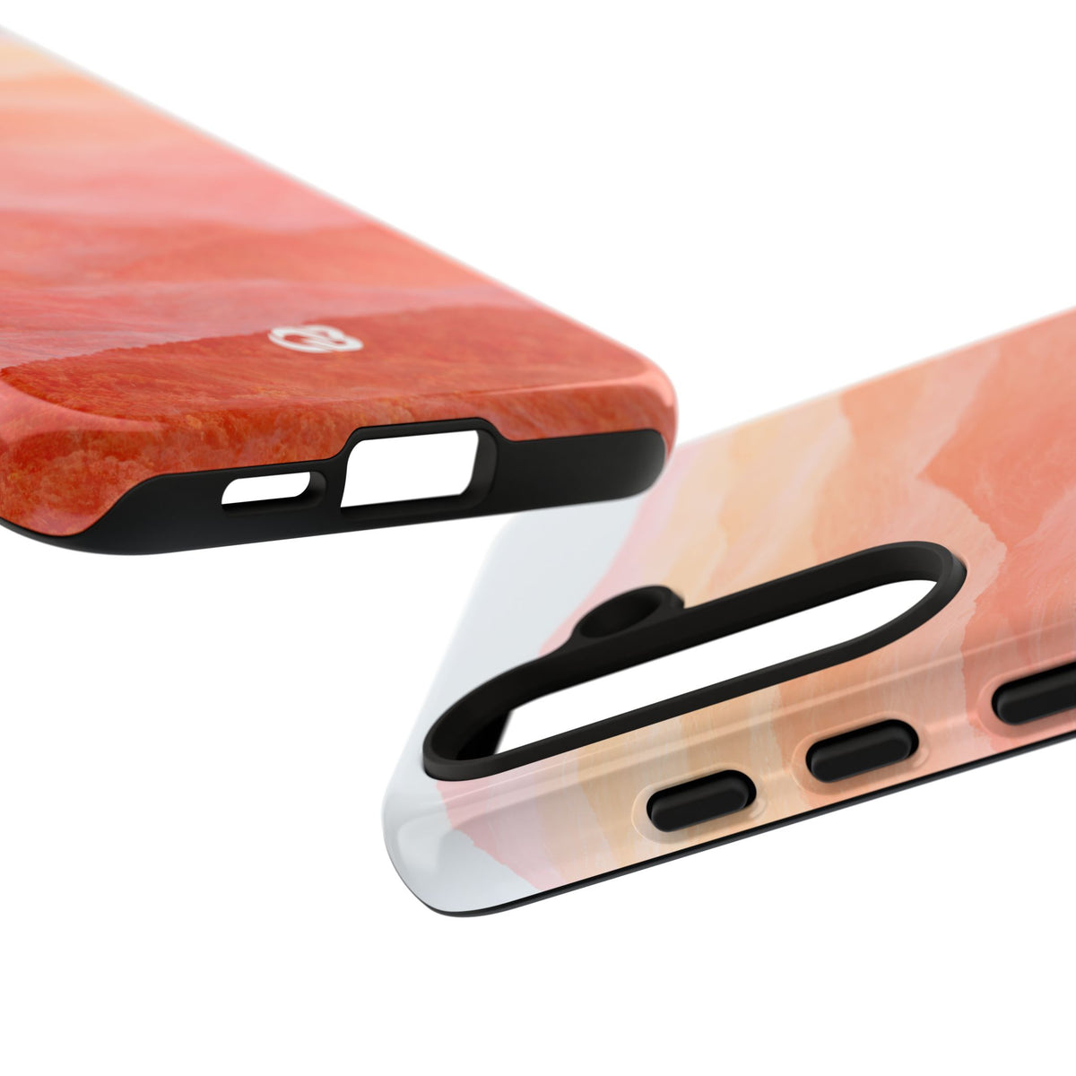 Alpenglow Ridge Vista · Tough Phone Case for Samsung · Orange