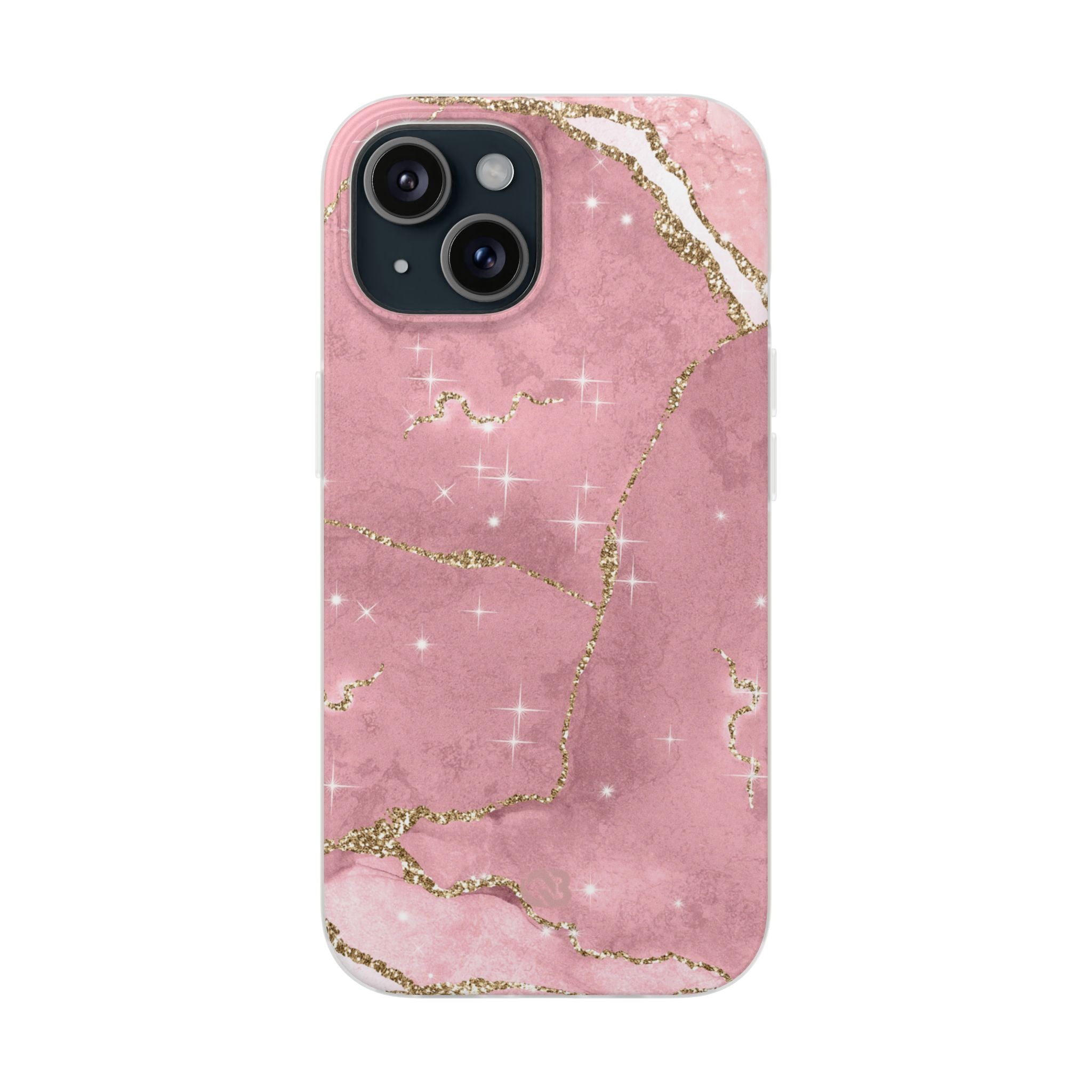 Rose Sparkle Marble · Soft Coque de téléphone pour iPhone