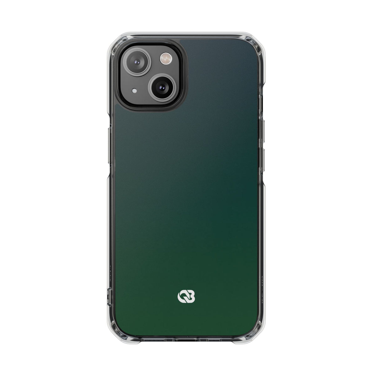 Deep Forest Nocturne · Clear Impact Magnetic Phone Case for iPhone · Green