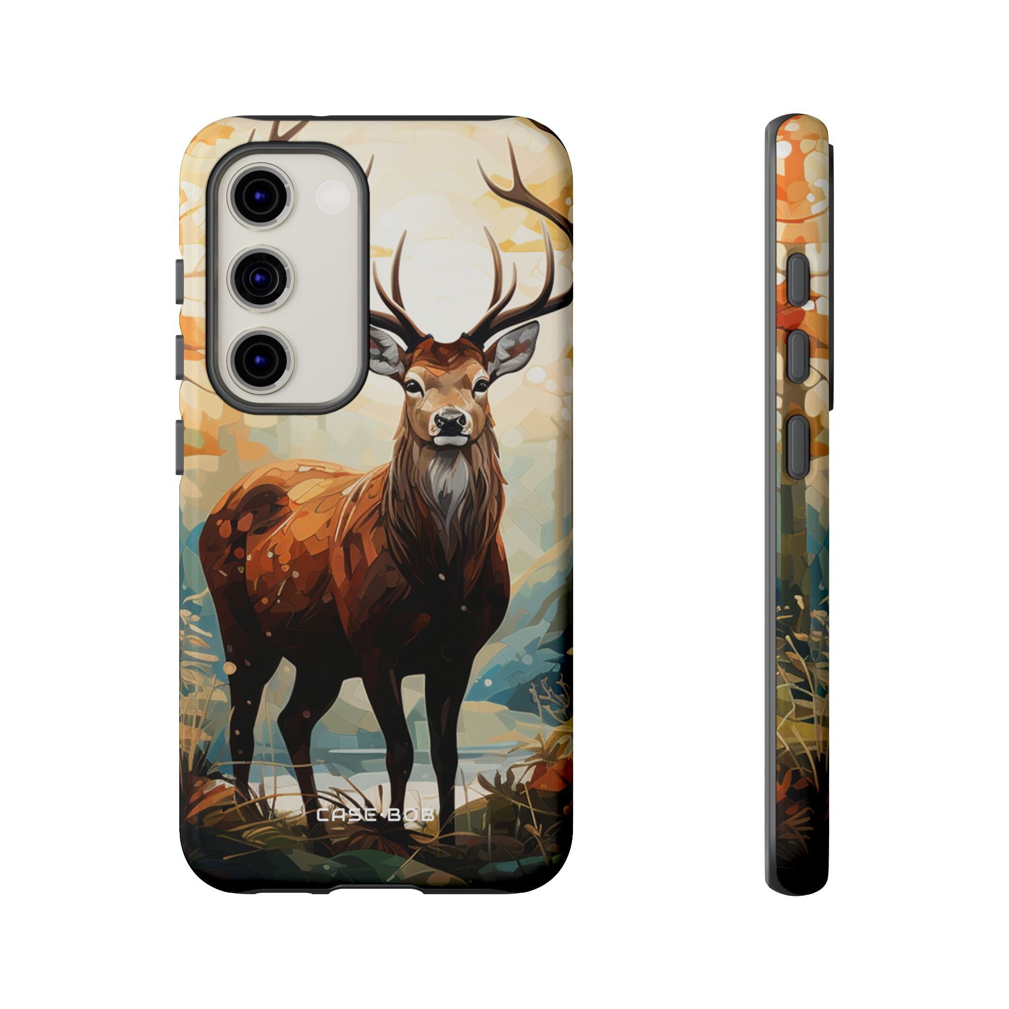 Glowing Stag Samsung S23 Case - Tough - CASE•BOB