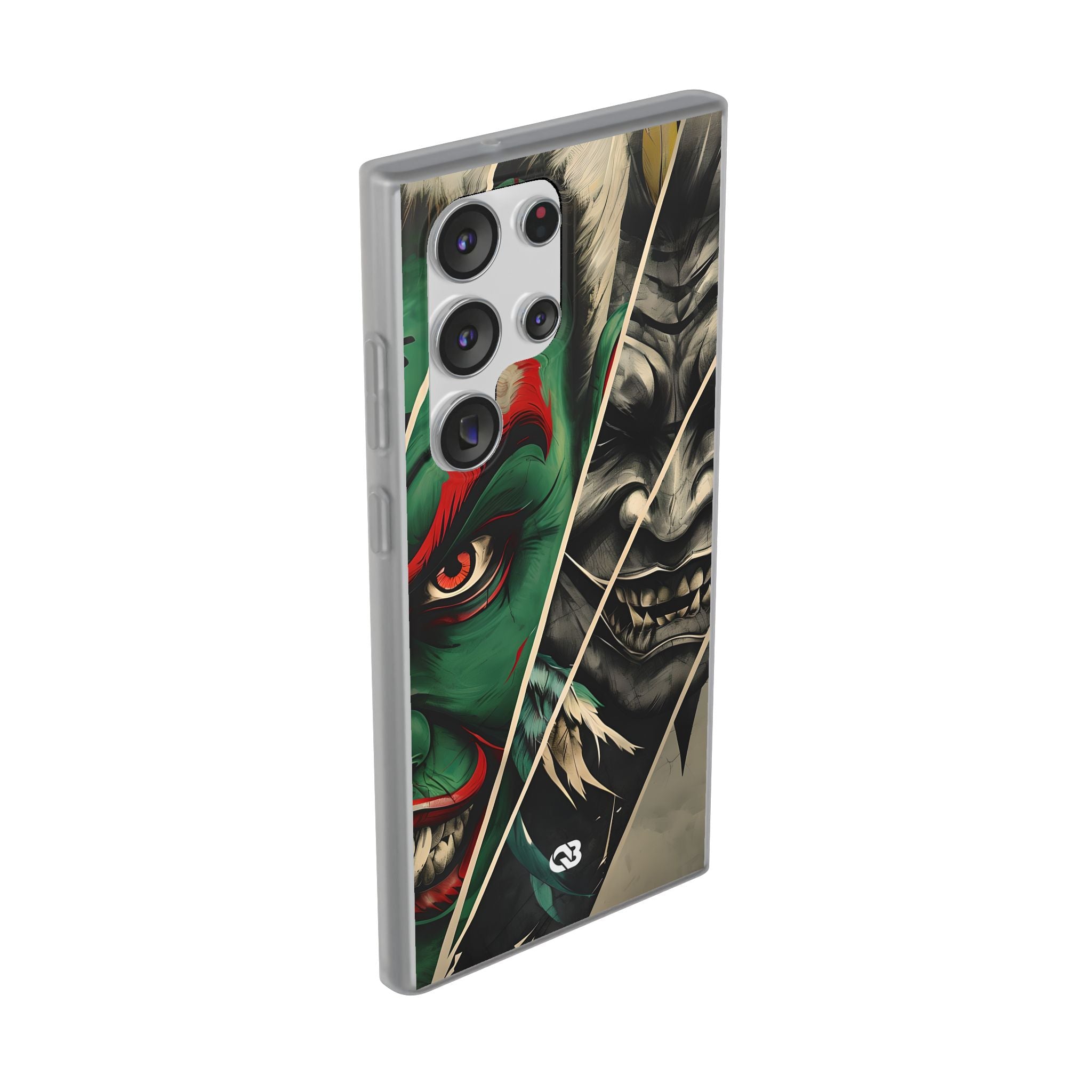Emerald Oni Grin · Soft Handyhülle für Samsung