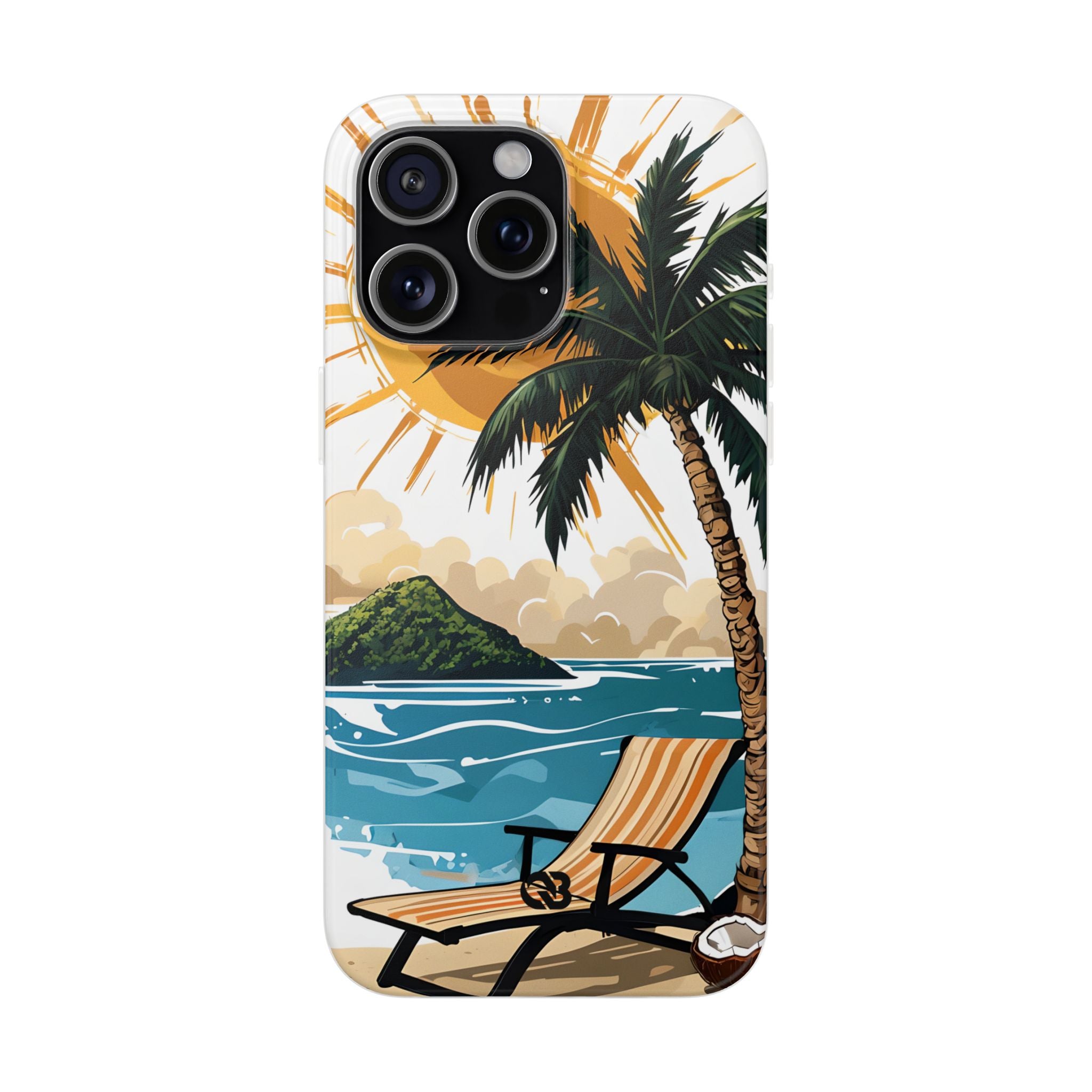 Radiant Coast Solitude · Soft Custodia per iPhone