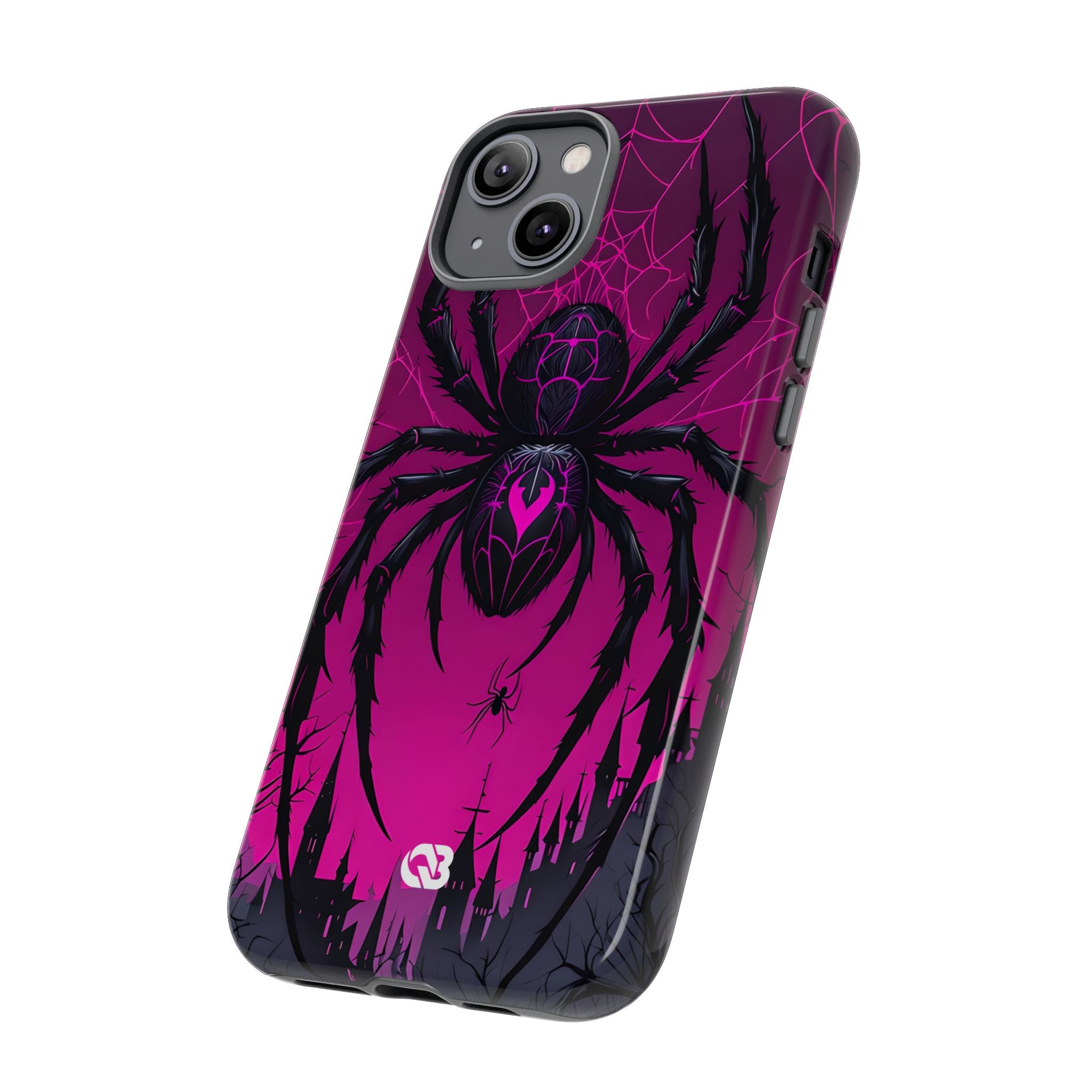Obsidian Neon Widow · Tough Handyhülle für iPhone