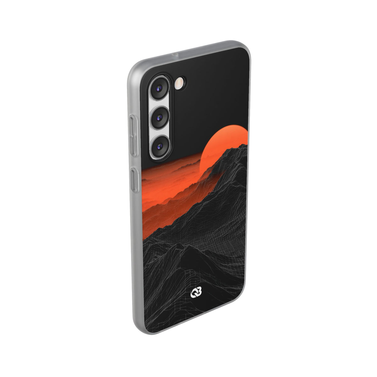 Solar Ridge Mesh · Lite Phone Case for Samsung · Black