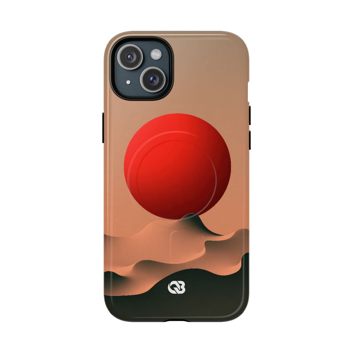 Crimson Sol Ridge · Tough 2.0 Magnetic Phone Case for iPhone · Red