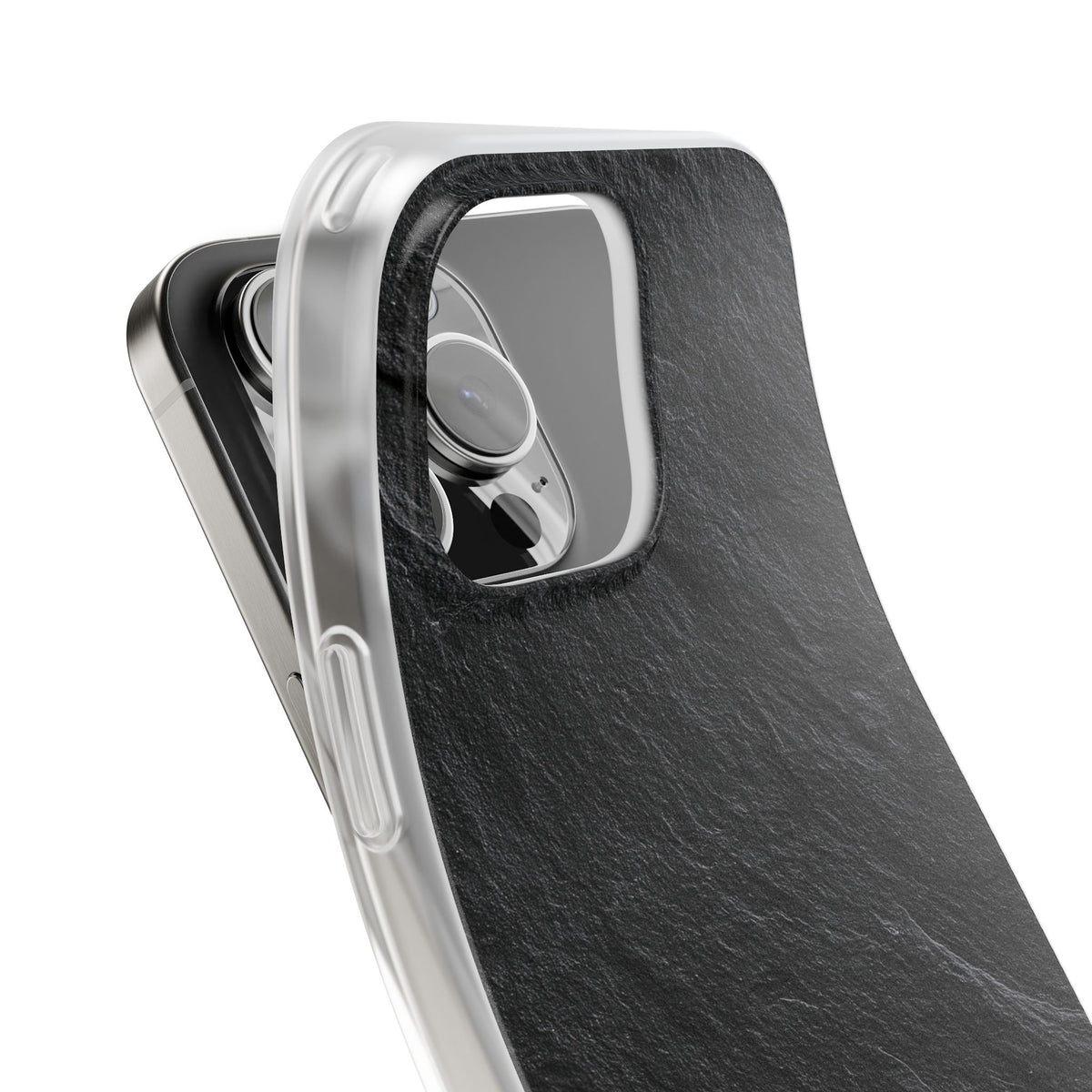 Obsidian Slate · Lite Phone Case for iPhone · Black