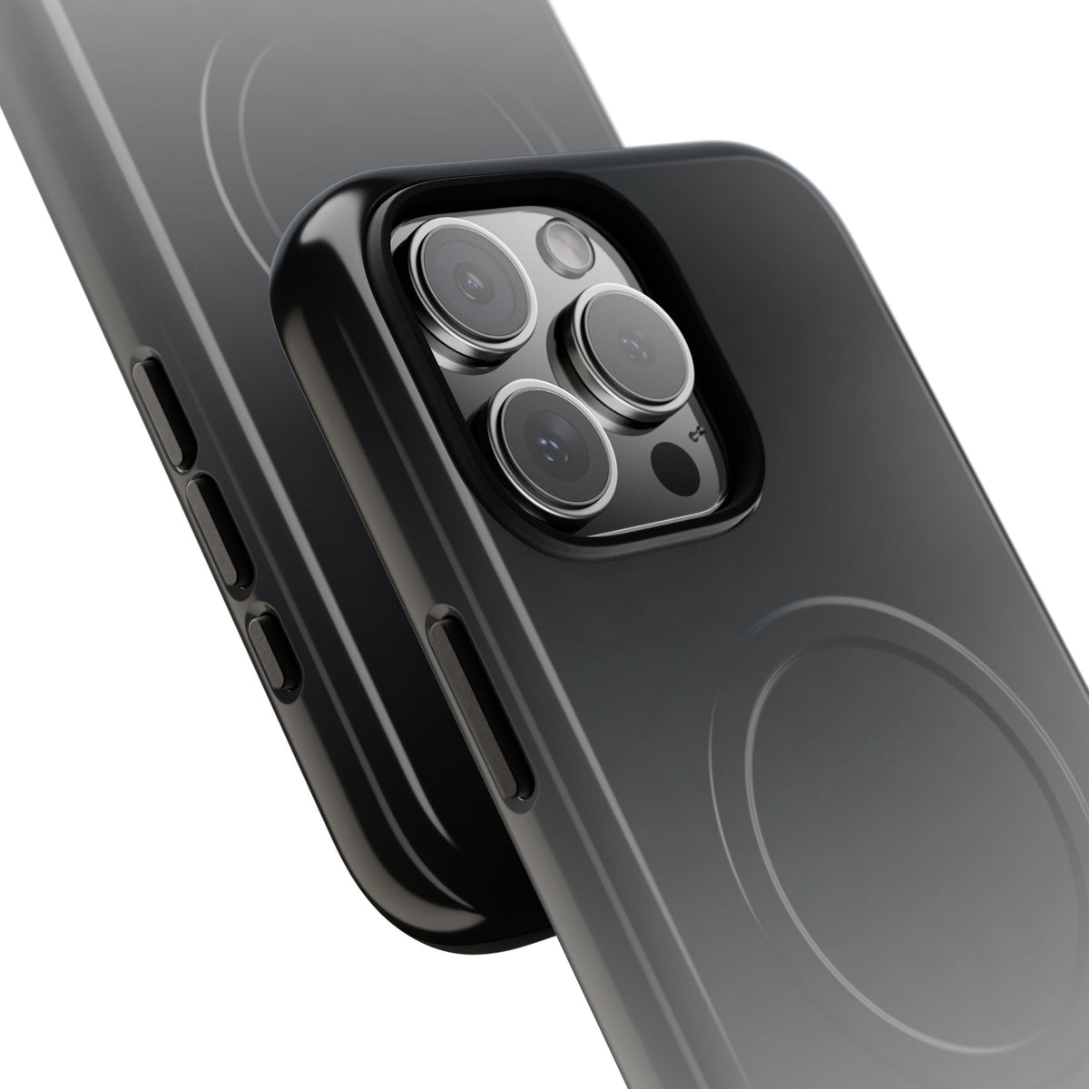 Noir Ombre Fade · Tough 2.0 Magnetic Phone Case for iPhone · Black