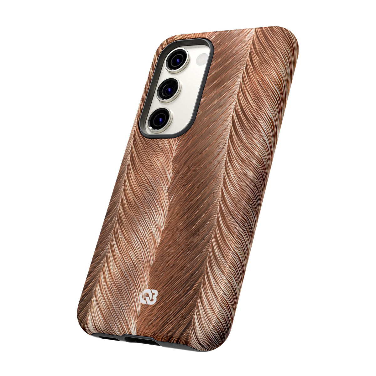 Rose Gold Weave · Tough Phone Case for Samsung · Brown