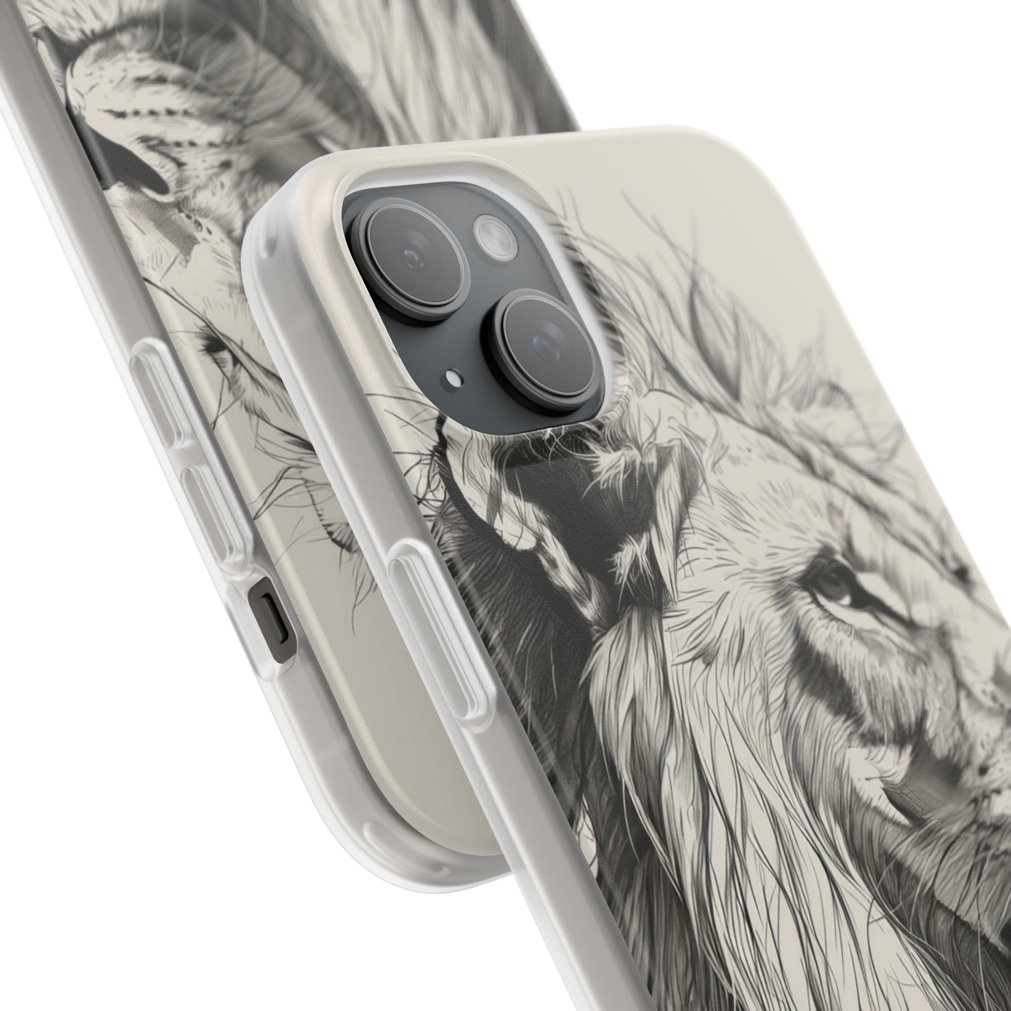 Lion Flow iPhone 15 Plus Case - Soft