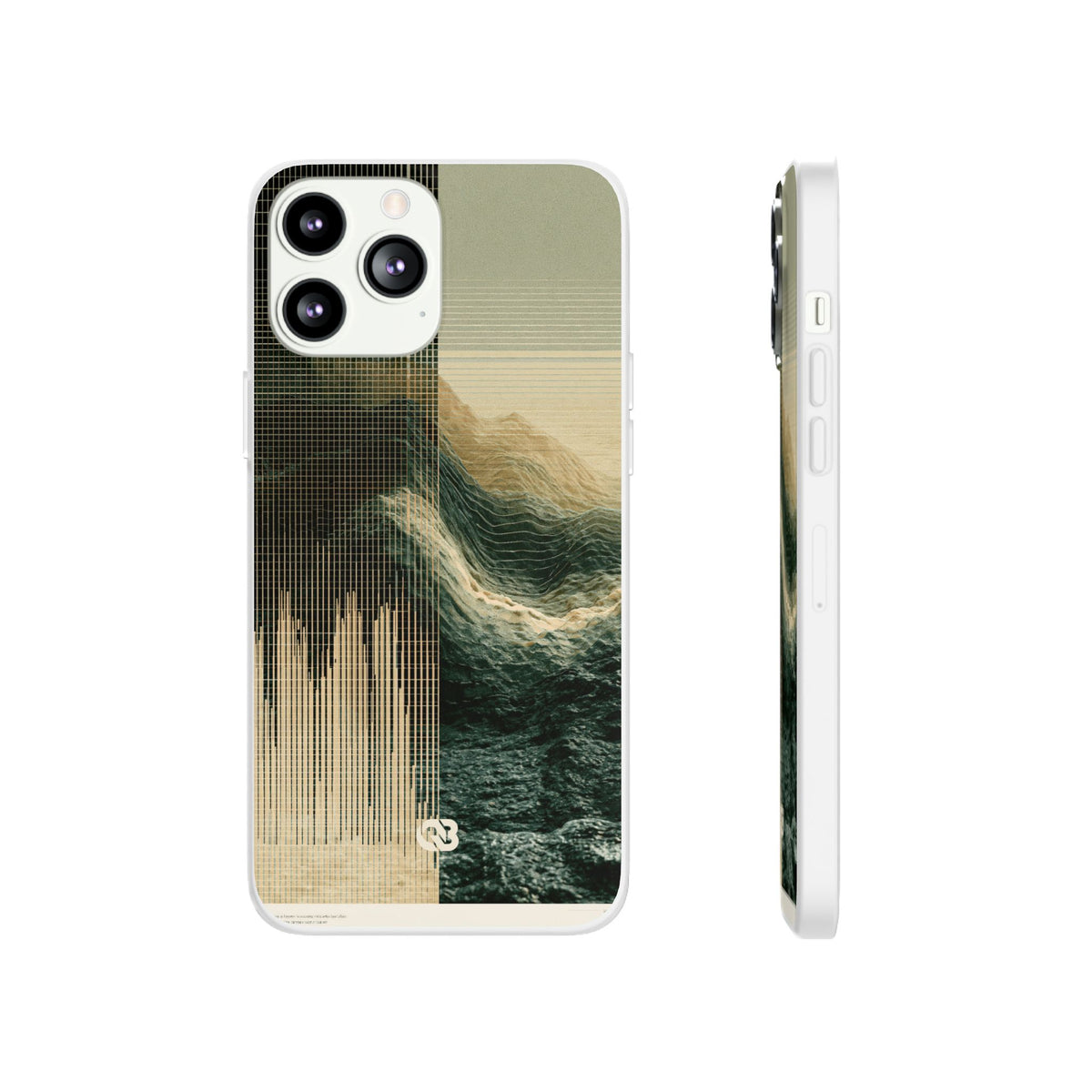 Orbital Topography · Lite Phone Case for iPhone · Green