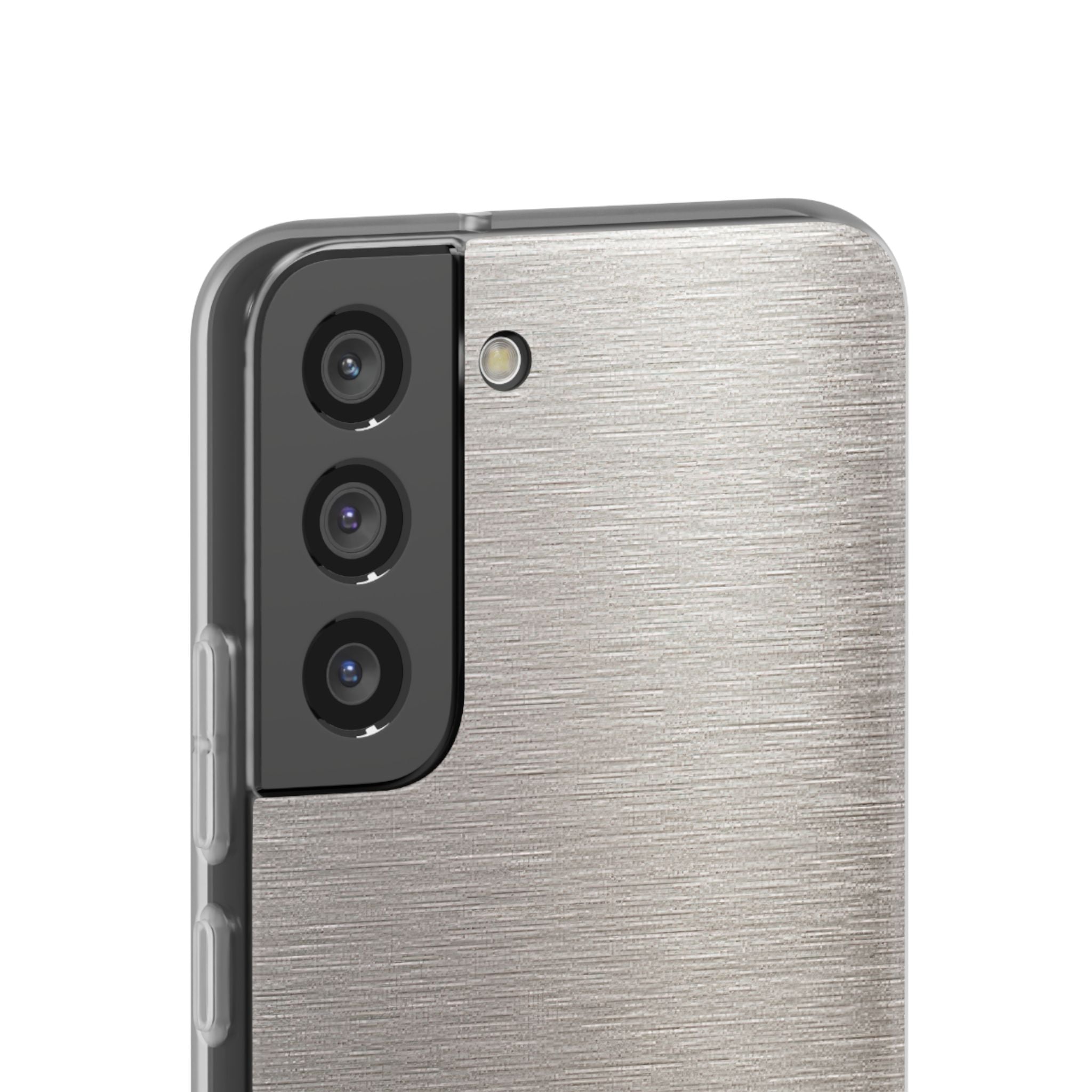 Grey Lite Phone Case for Samsung - Brushed Nickel Linen