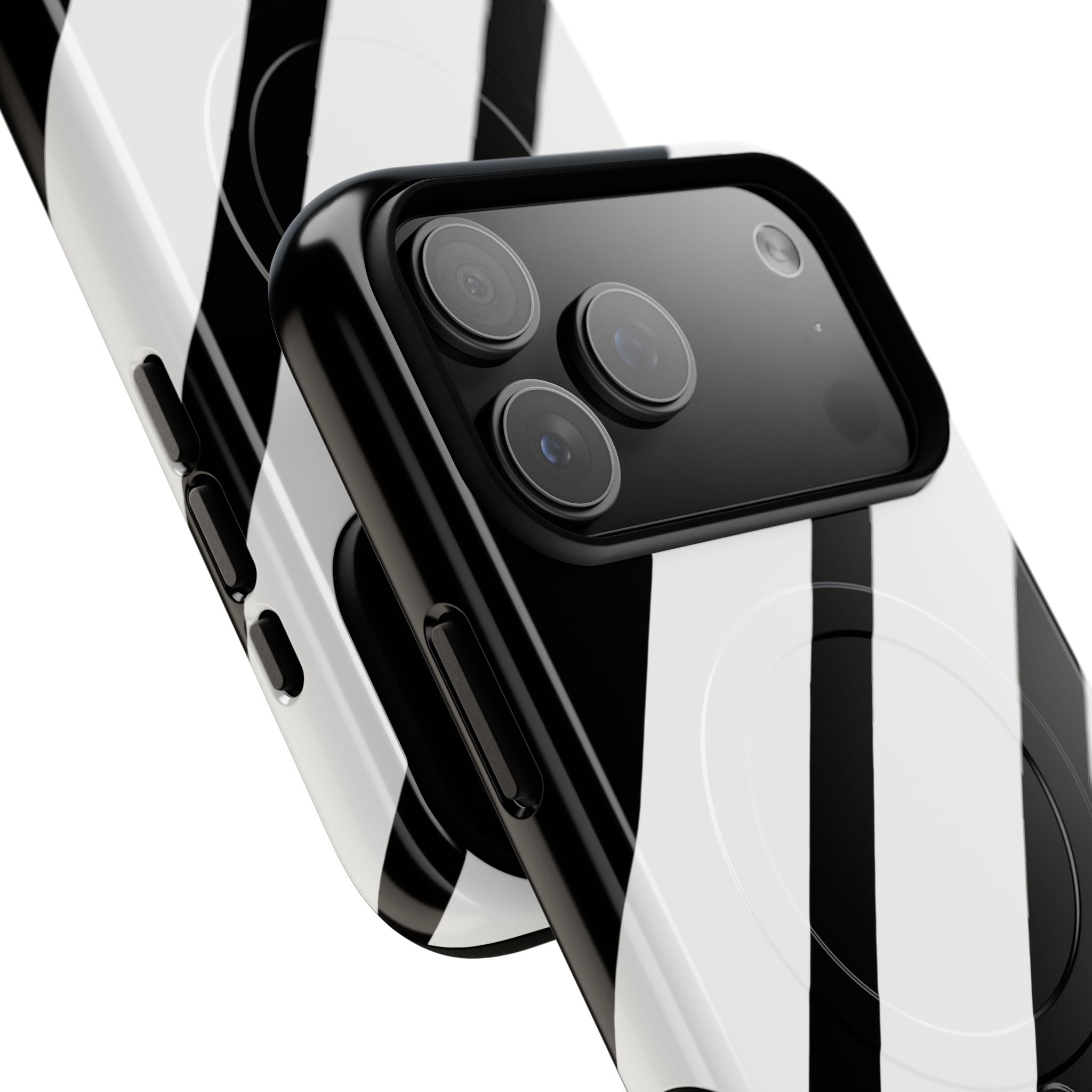 Obsidian White Bars · Tough+ Phone Case for iPhone · Magsafe