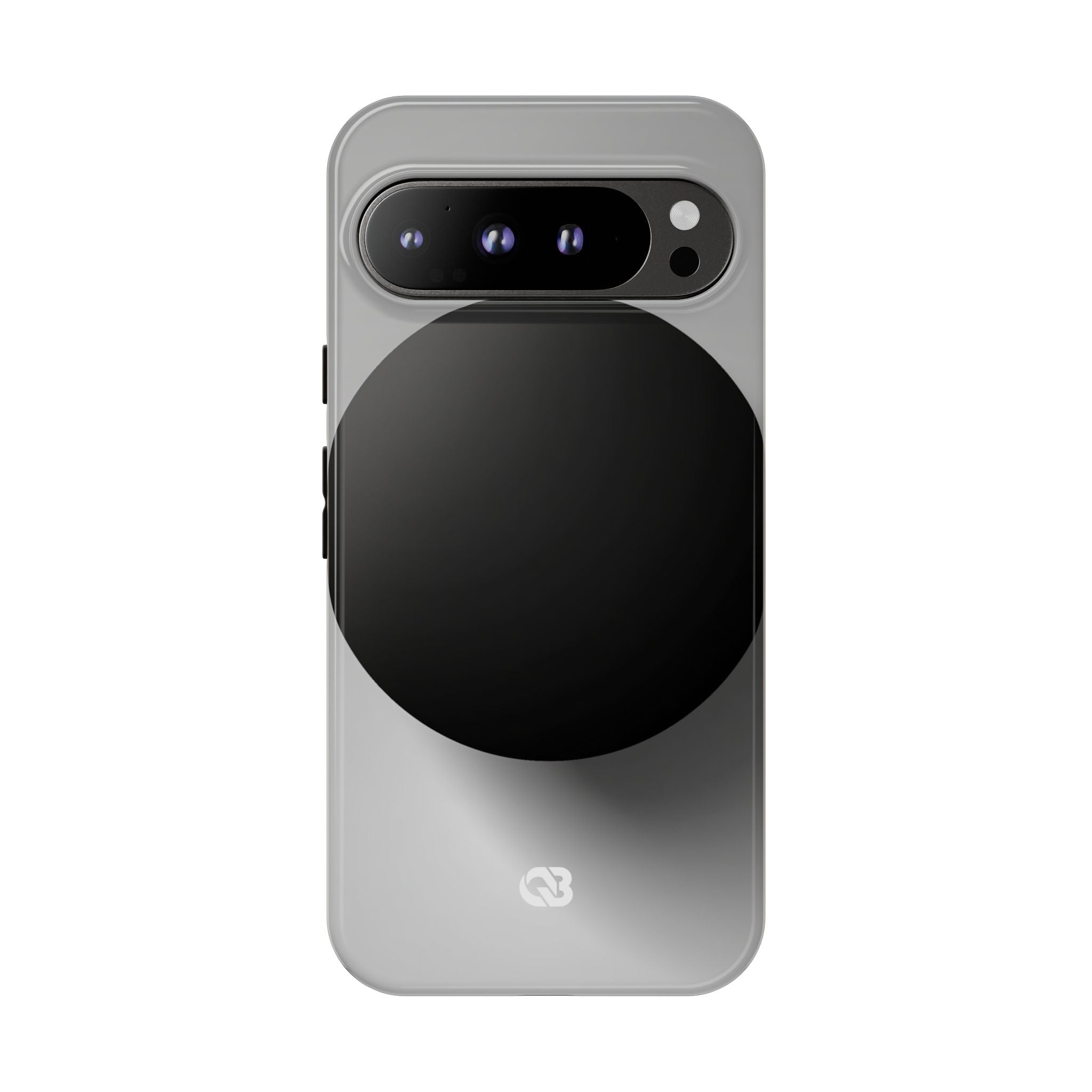 Grey Tough Phone Case for Google Pixel - Matte Onyx Sphere