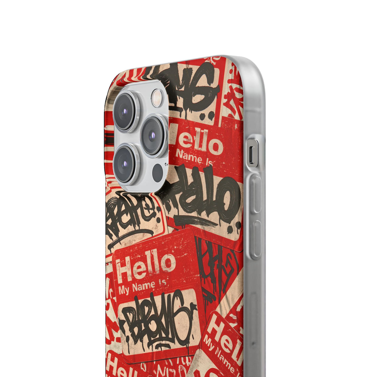 Slap Tag Collage · Lite Phone Case for iPhone · Red