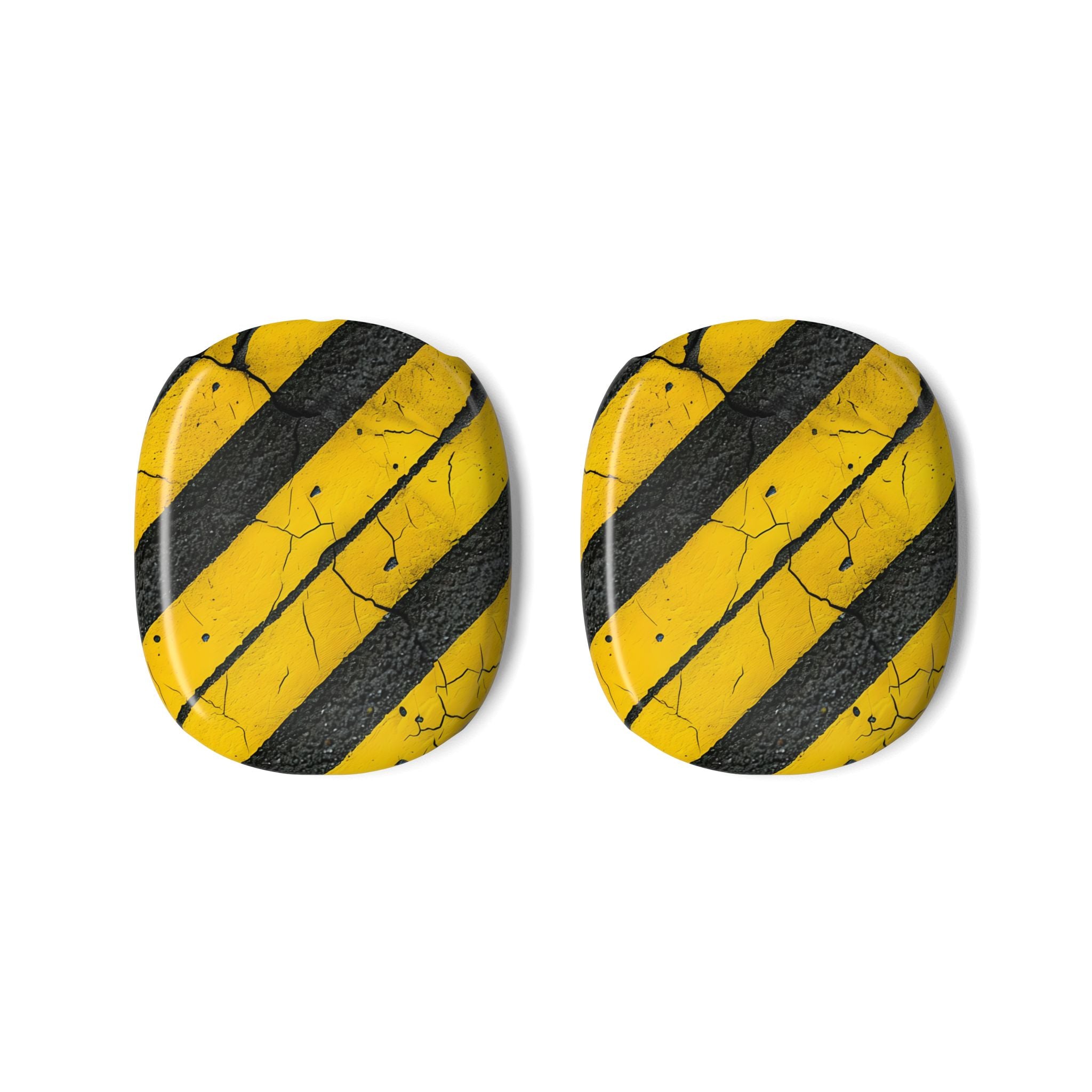 Yellow Stripes Distress - AirPod Max Case