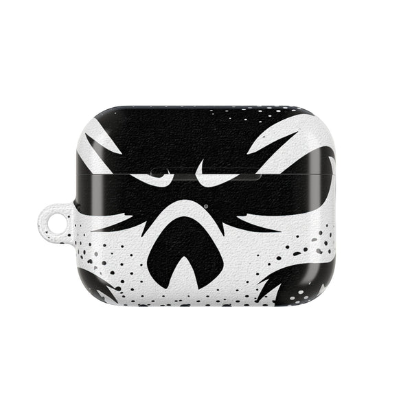 Phantom Halftone · Hard Case for AirPods & AirPods Pro · Black