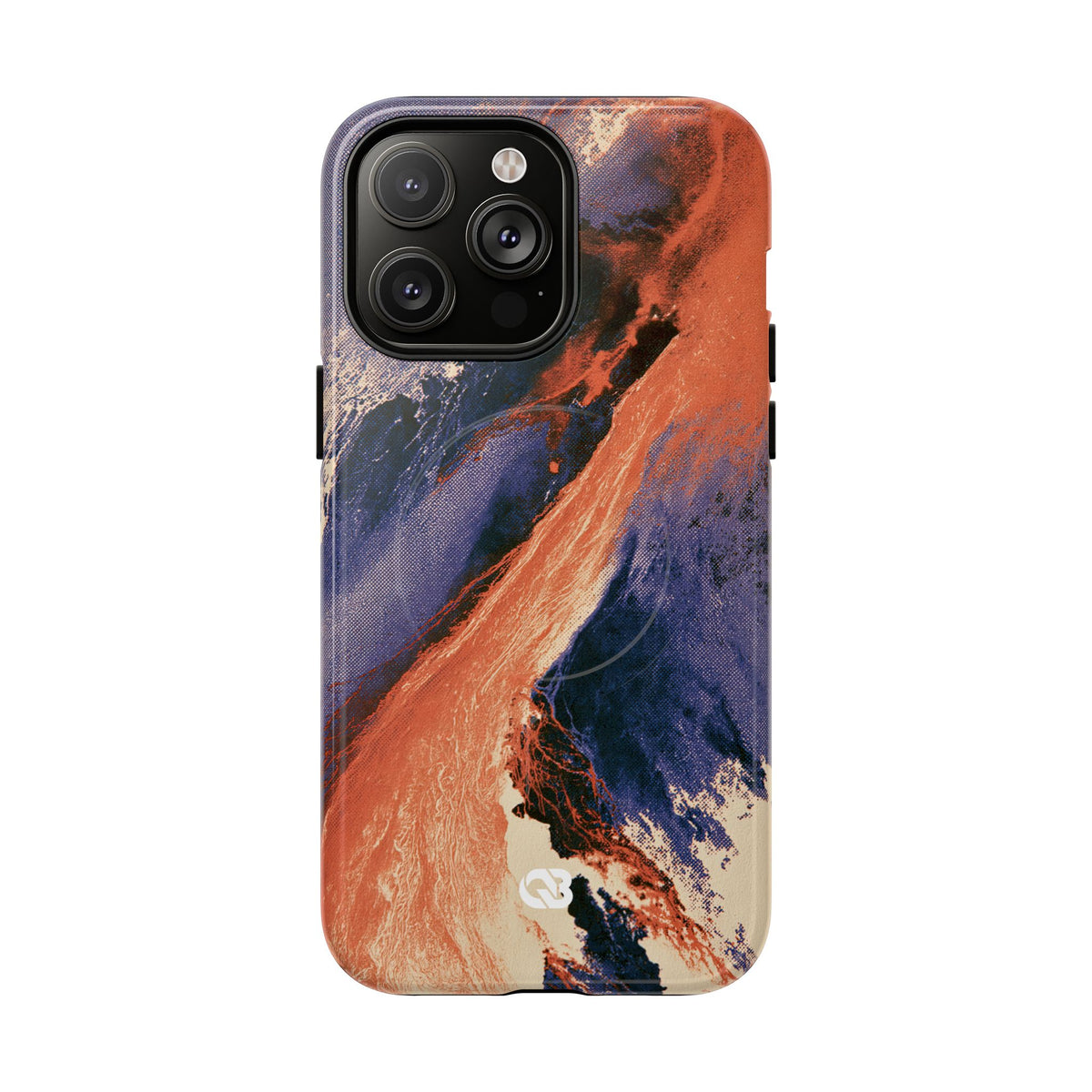 Solar Aura Drift · Tough 2.0 Magnetic Phone Case for iPhone · Orange