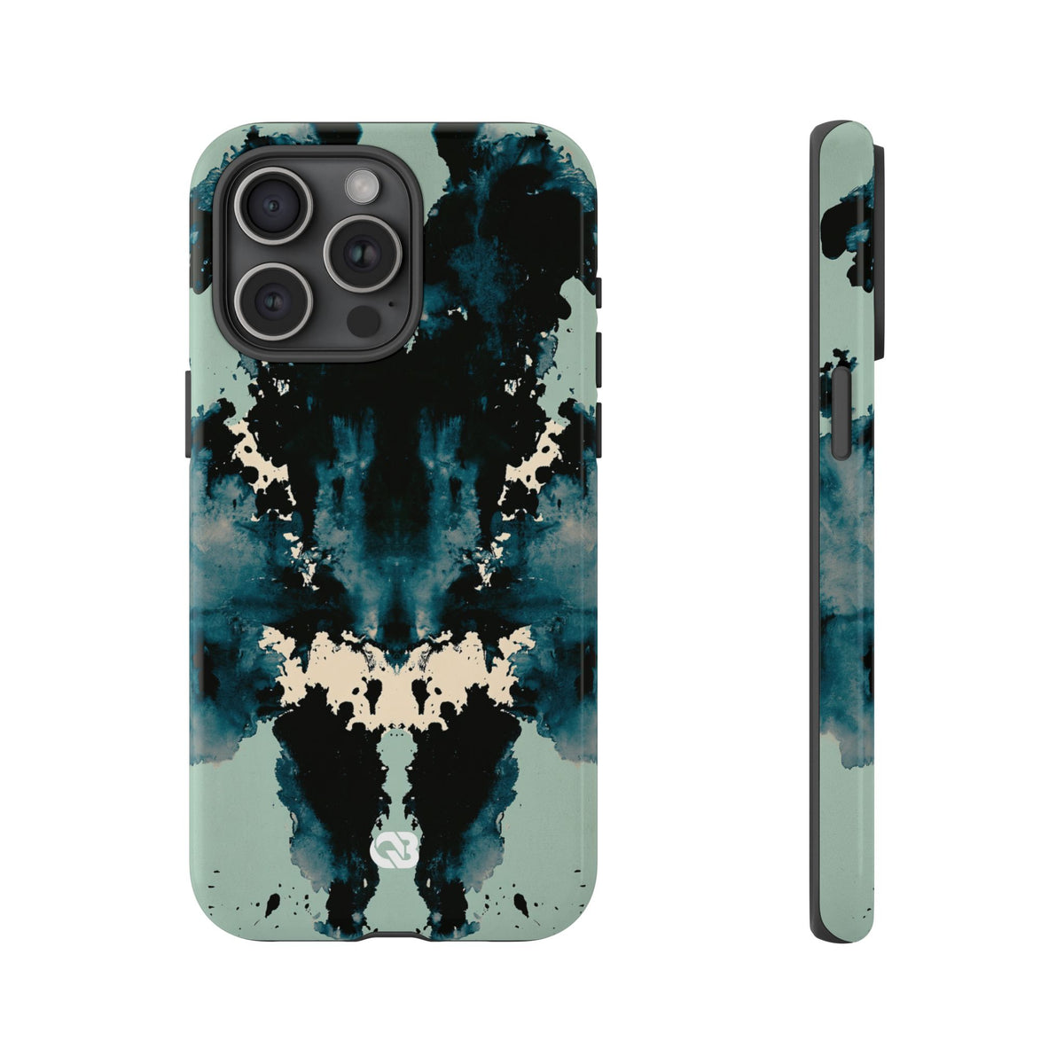 Rorschach Ink Void · Tough Phone Case for iPhone · Black