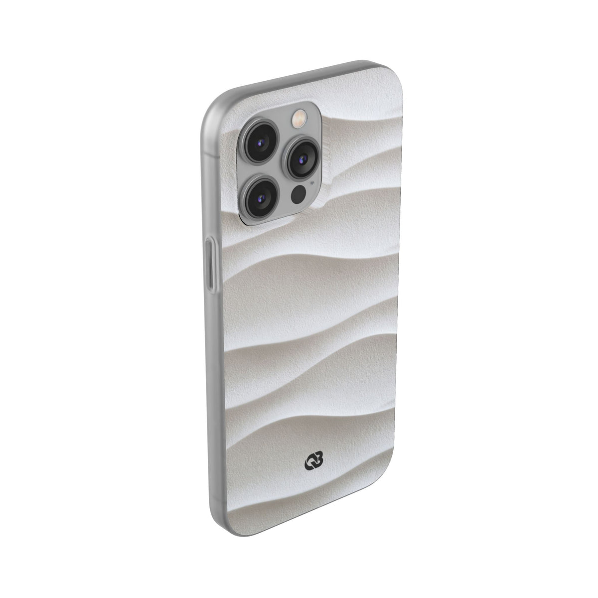 Sculpted Dune Relief · Lite Phone Case for iPhone · White