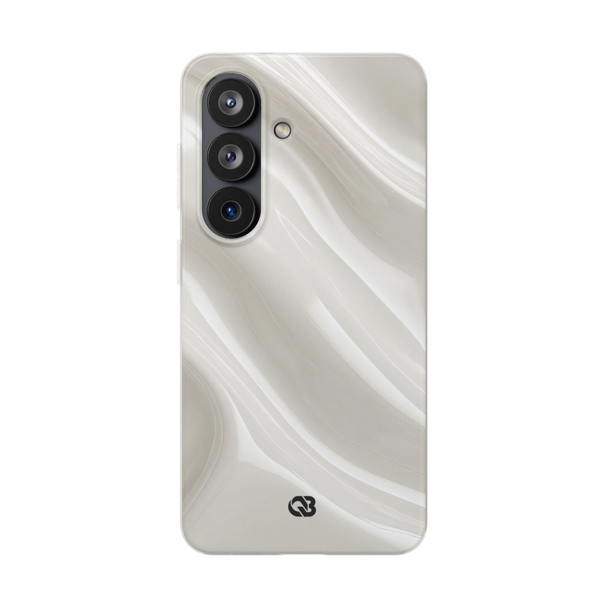 Liquid Enamel Fold · Lite Phone Case for Samsung · White