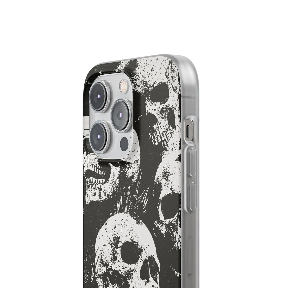 Punk Skull Riot · Lite Phone Case for iPhone · Black