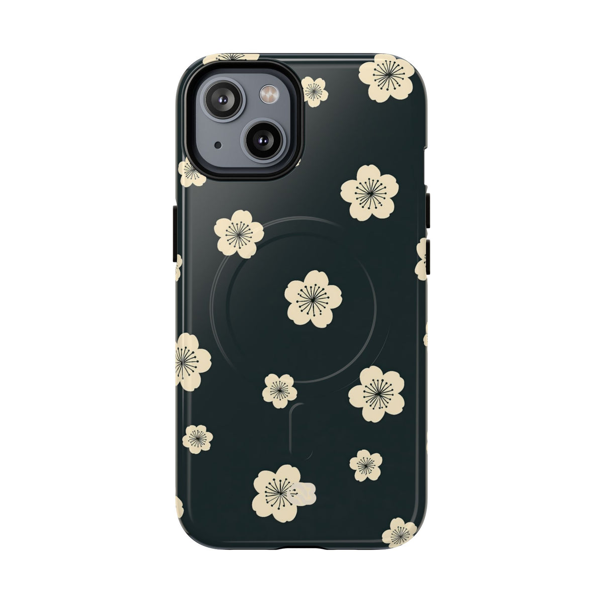 Midnight Sakura Bloom · Tough 2.0 Magnetic Phone Case for iPhone · Black