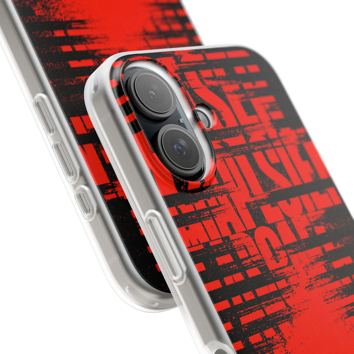 Crimson Redaction · Lite Phone Case for iPhone · Black