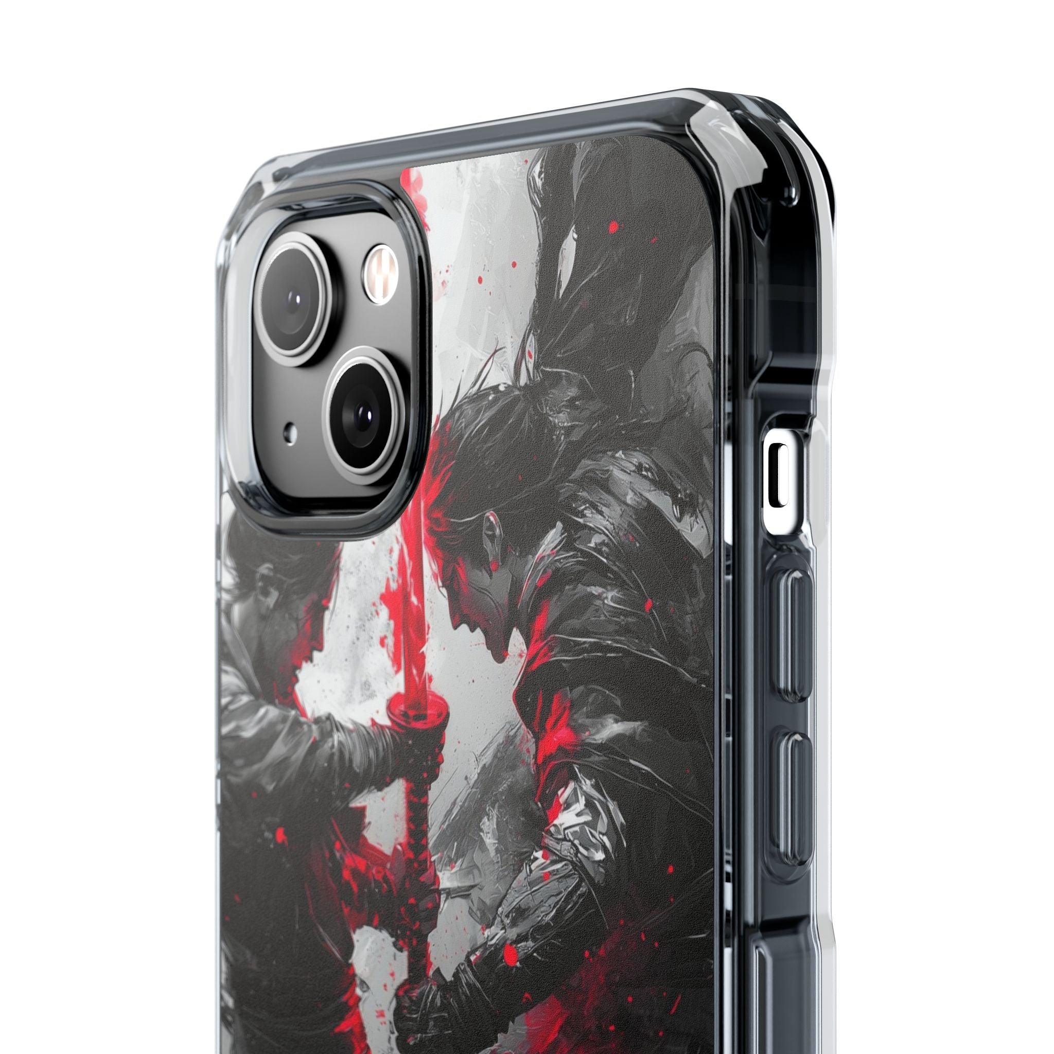 Shattered Crimson Duel · Impact Hoesje voor iPhone · Magsafe