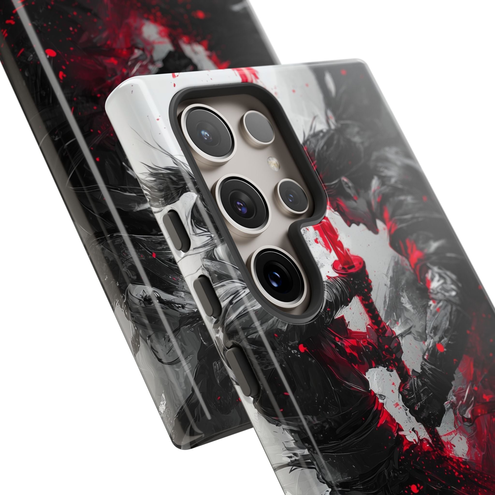 Shattered Crimson Duel · Tough Phone Case for Samsung
