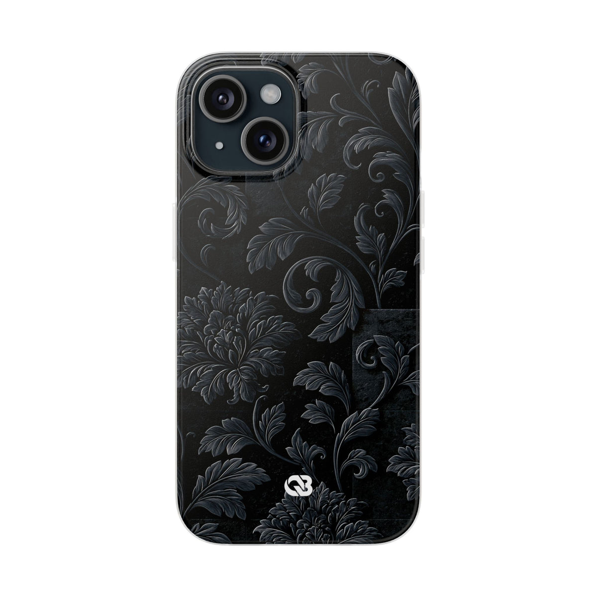 Obsidian Damask · Lite Phone Case for iPhone · Black