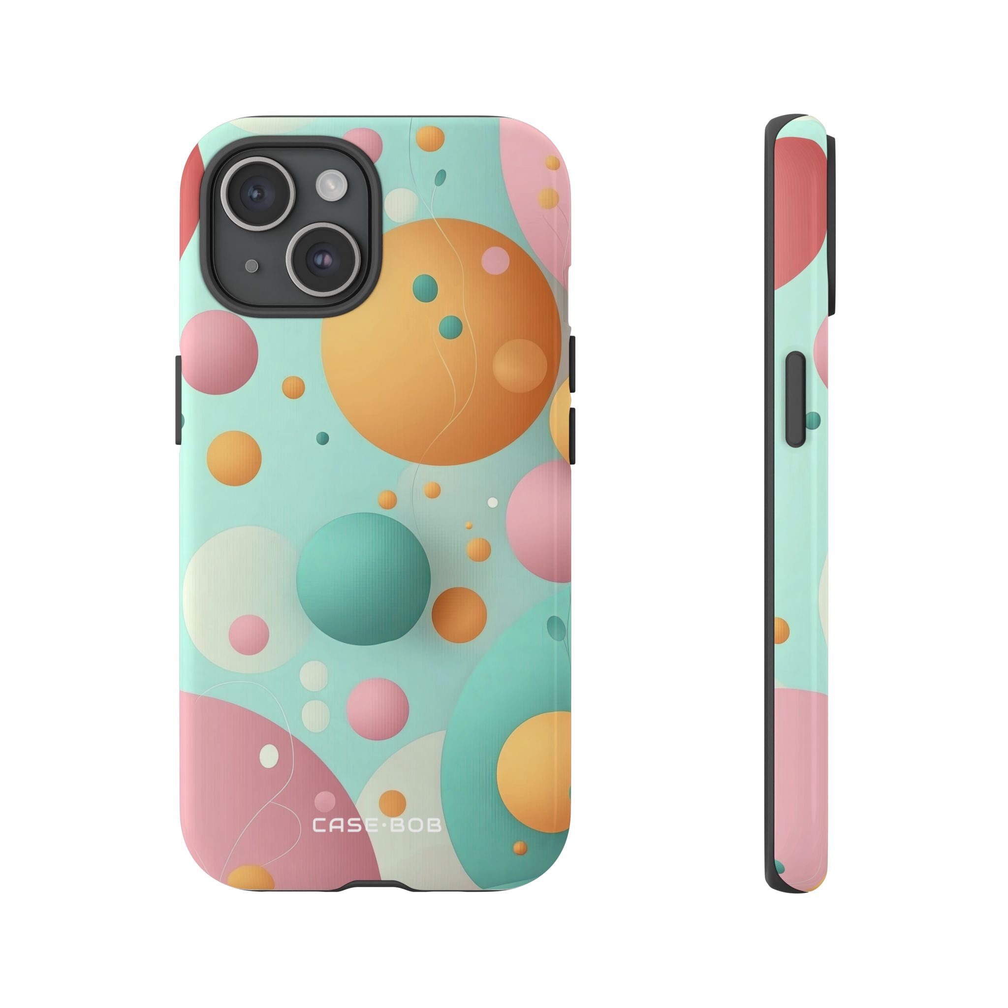 Pastel Circles iPhone 15 Case - Tough