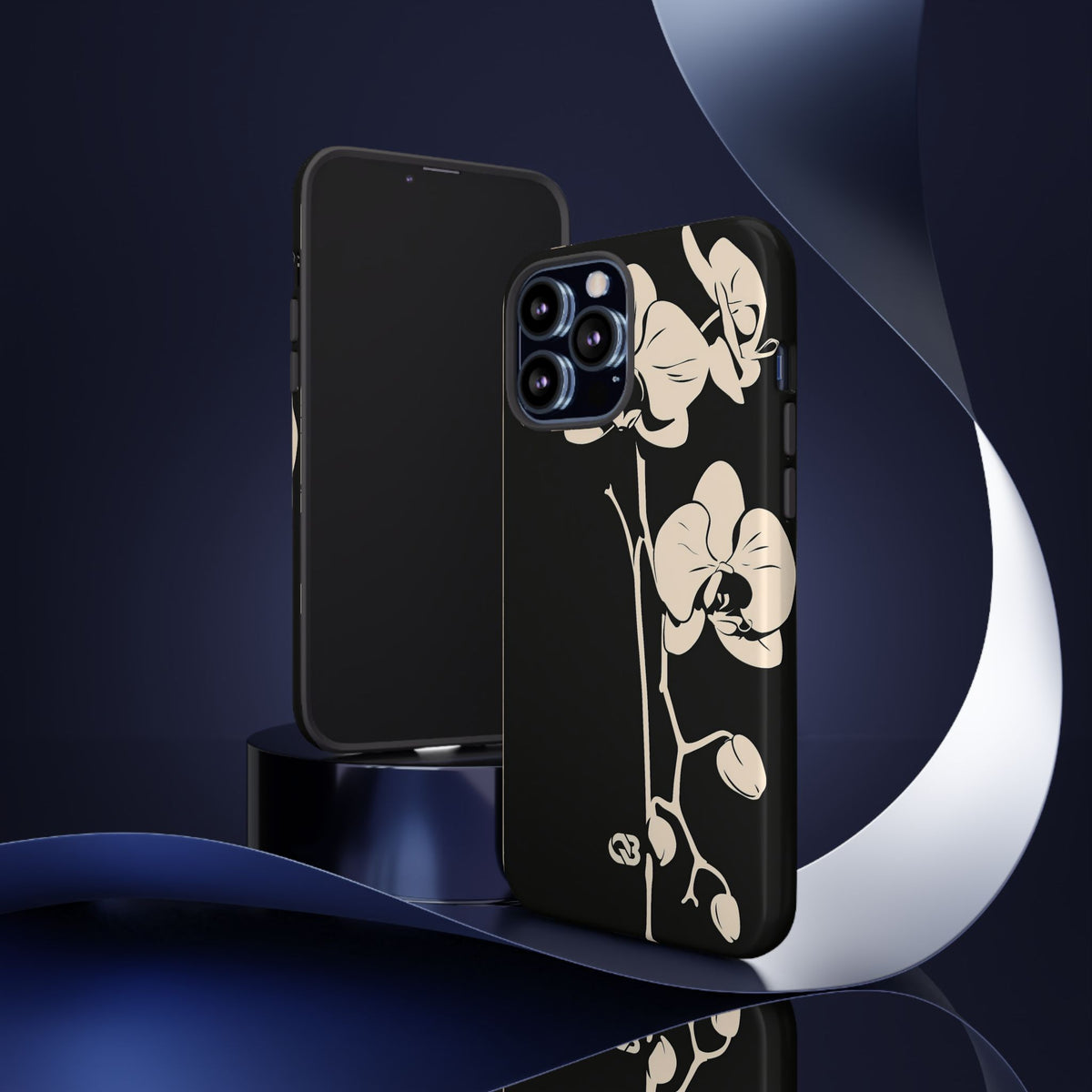 Nocturne Orchid · Tough Phone Case for iPhone · Black