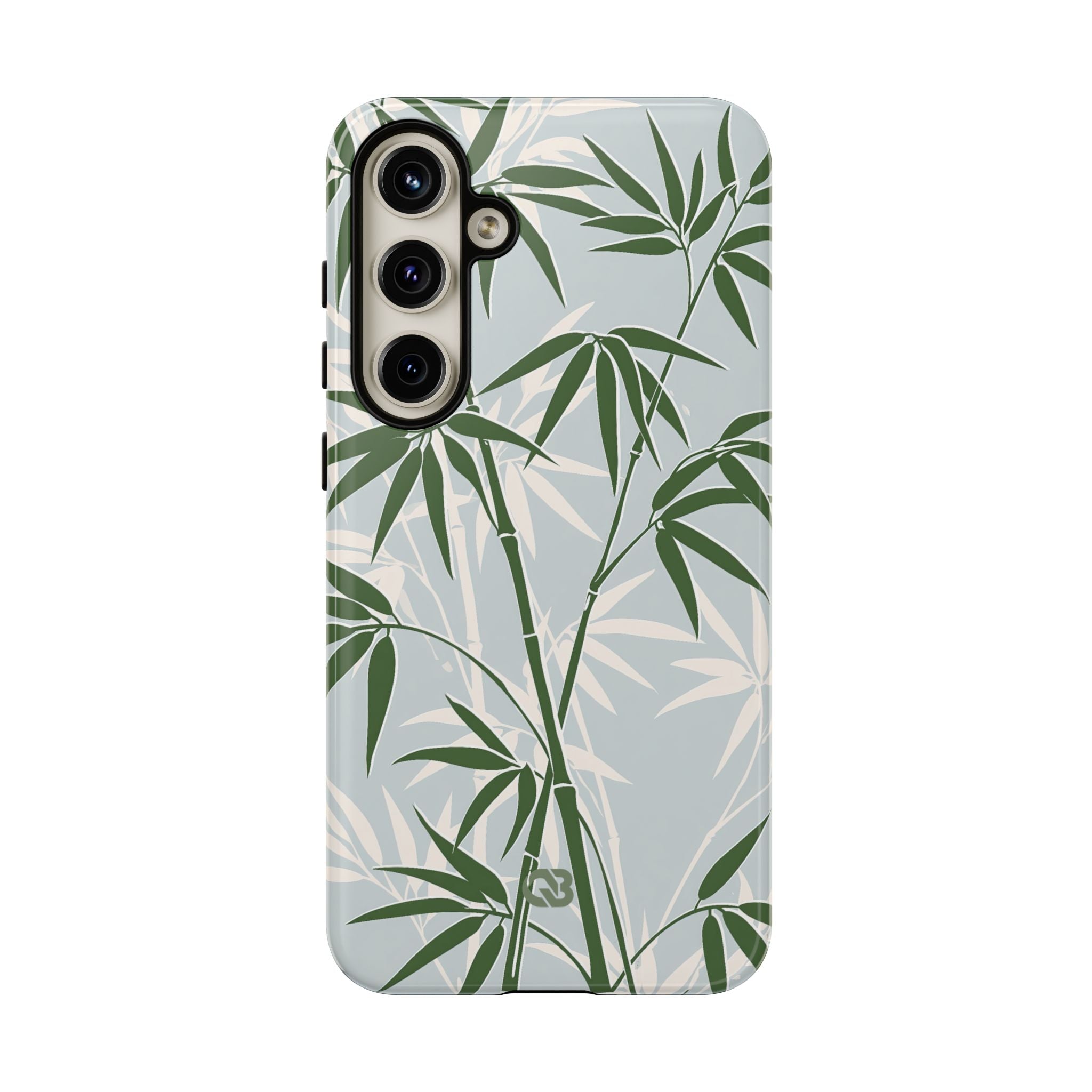 Green Tough Phone Case for Samsung - Kyoto Bamboo Canopy