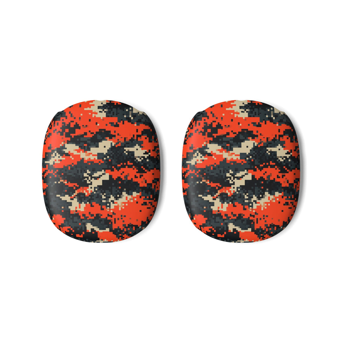 Signal Pixel Camo · Hard Case for AirPods Max · Orange