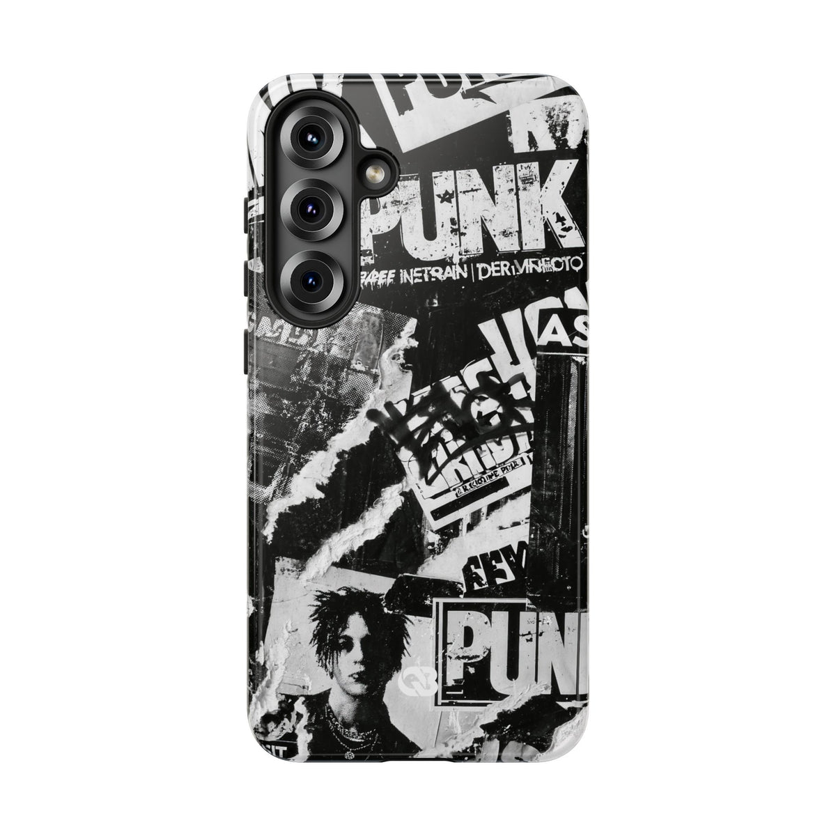 Underground Punk Collage · Tough Phone Case for Samsung · Black