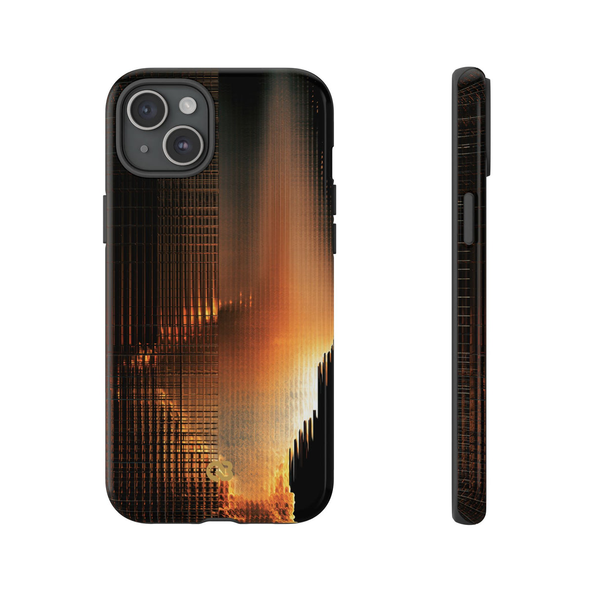 Luminous Grid · Tough Phone Case for iPhone · Black