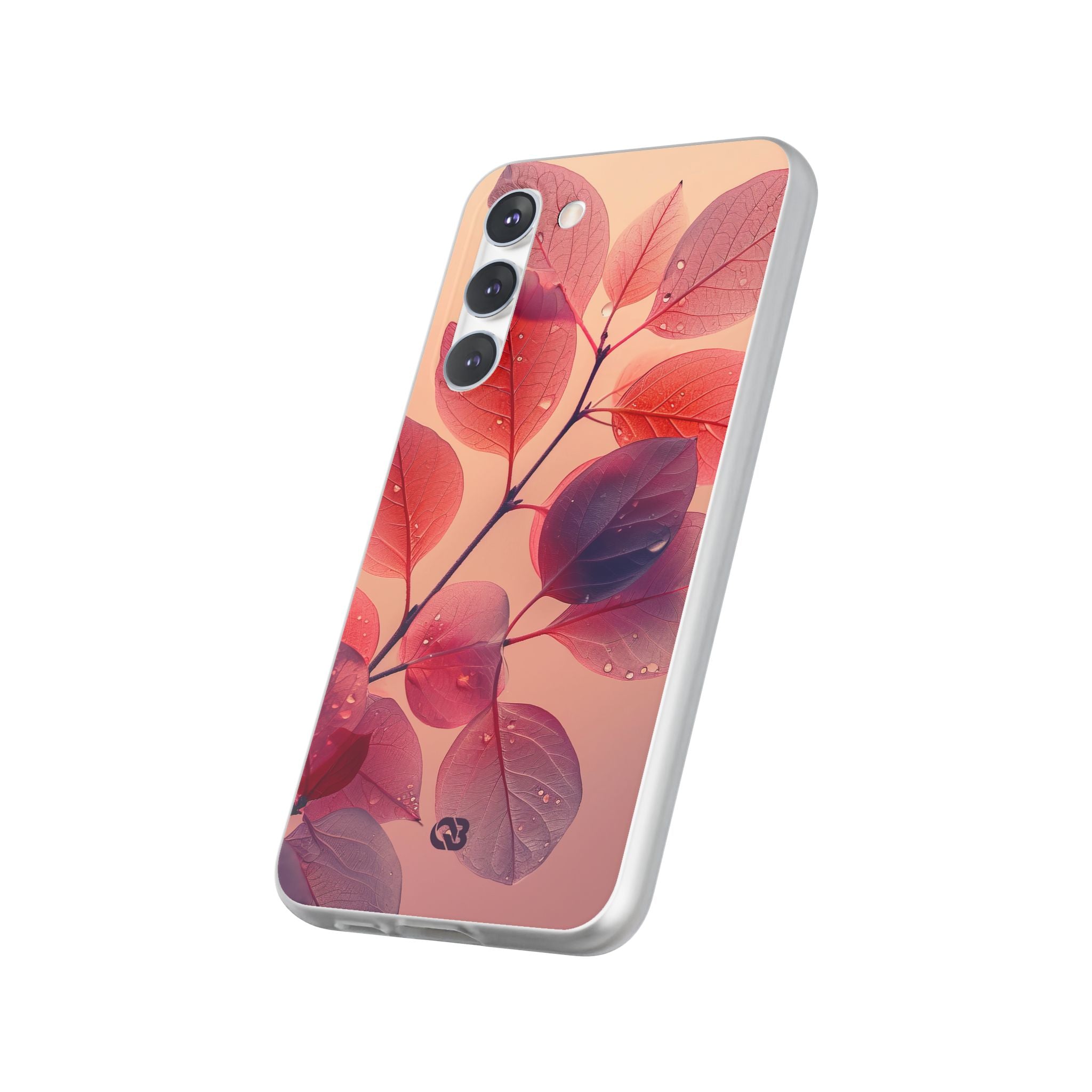 Dewy Magenta Foliage · Soft Phone Case for Samsung