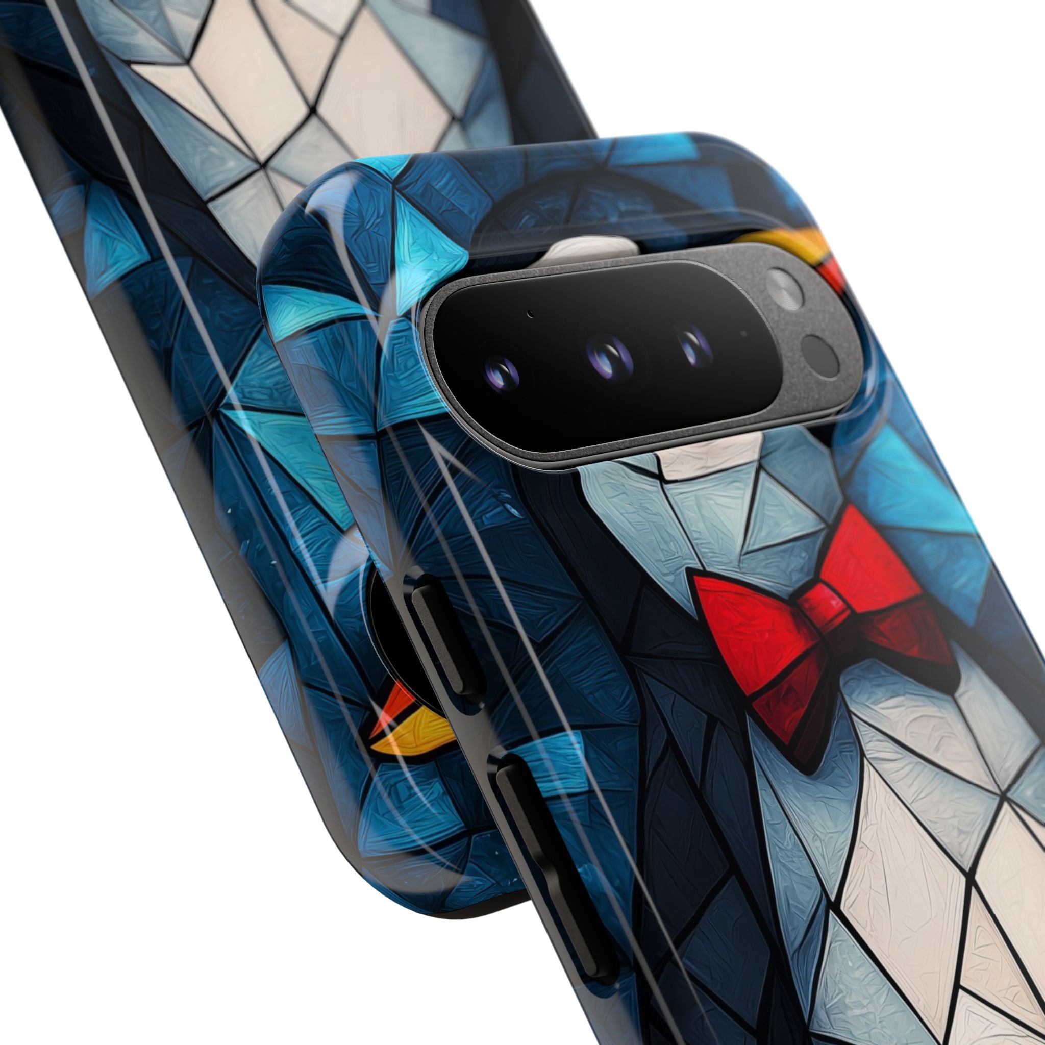 Mosaikk Sløyfe Pingvin · Tough Phone Case for Google Pixel