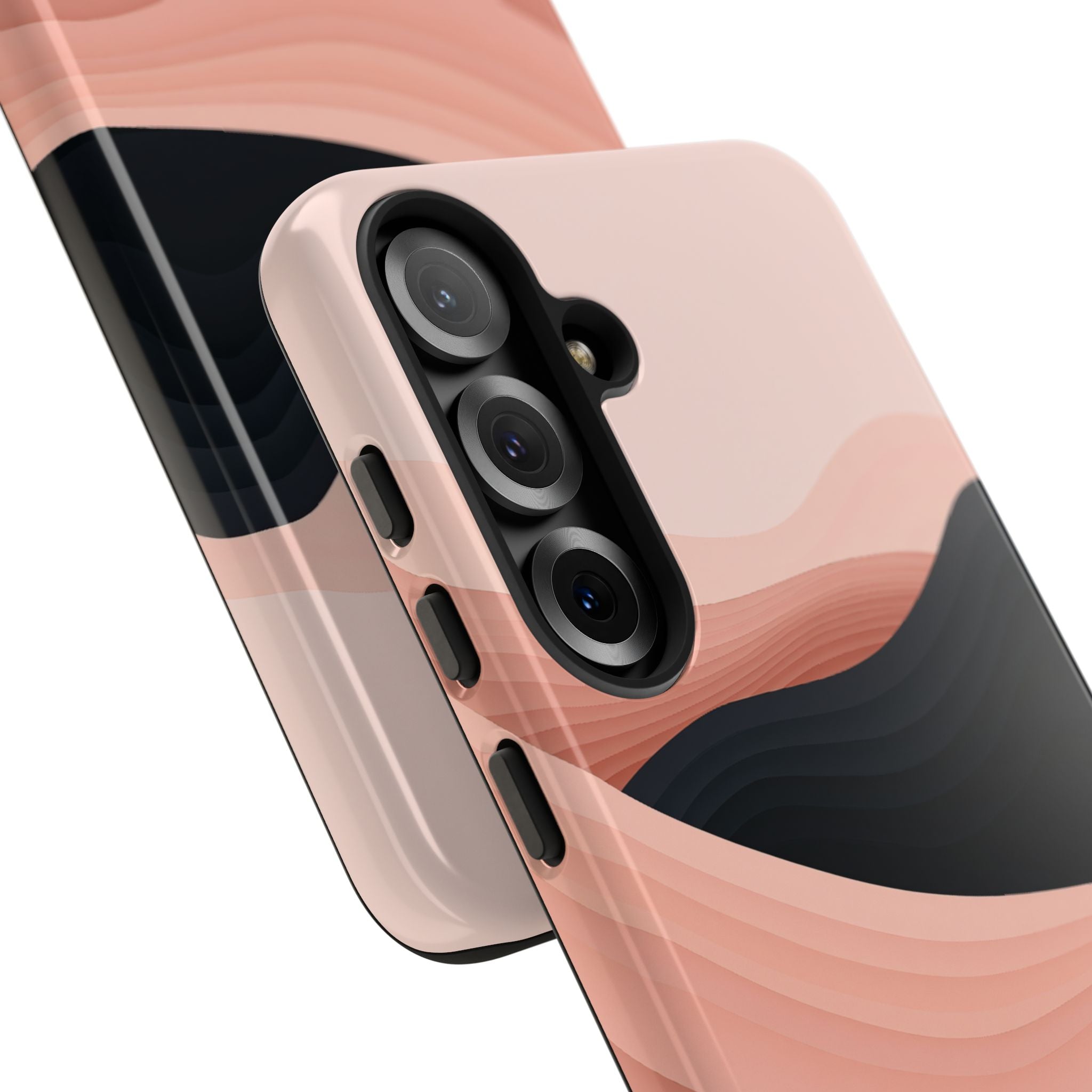 Pink Tough Phone Case for Samsung - Dune Shadow Layers