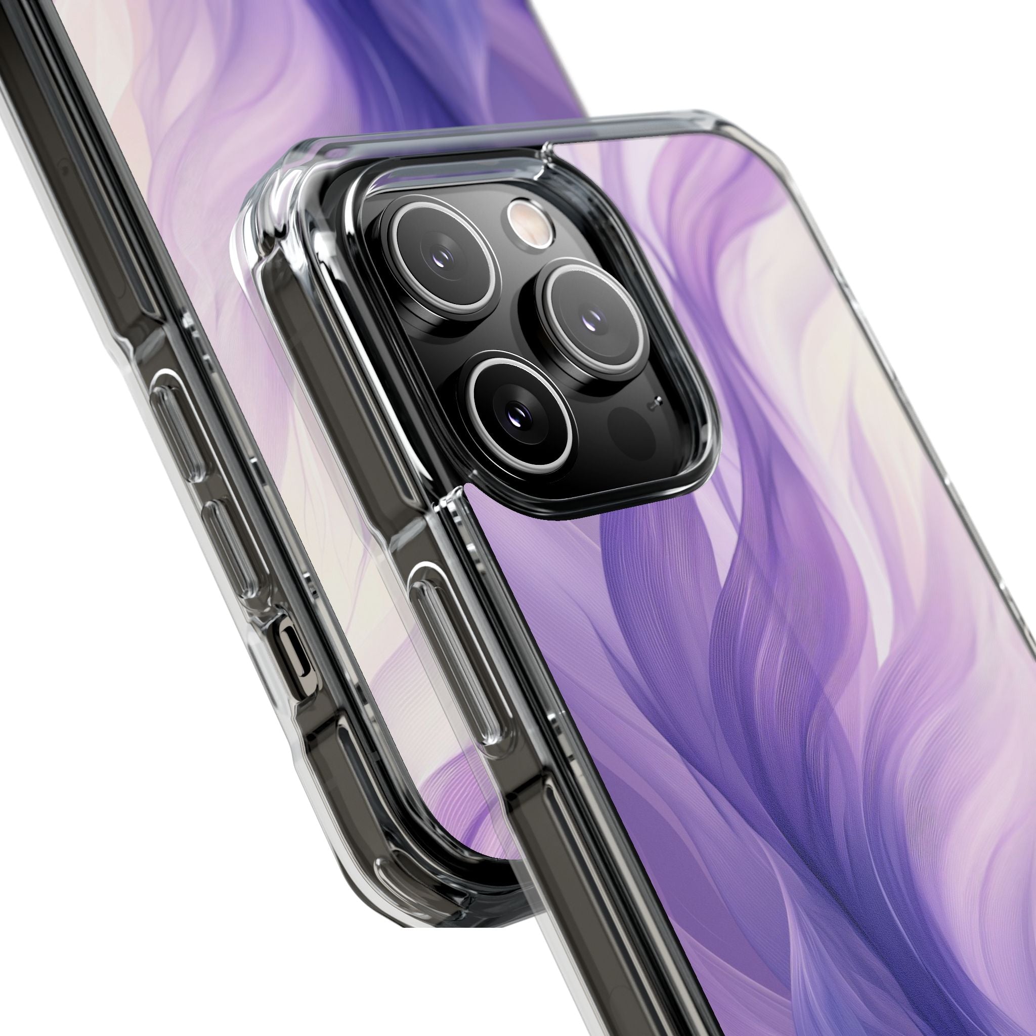 Purple Ribbon Waves iPhone 14 Pro Max Case - Impact