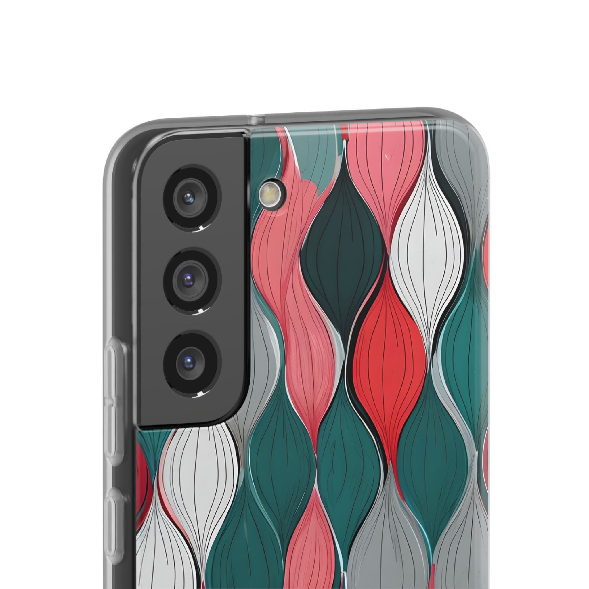 Leaf Cascade Teal Samsung S22 - Soft