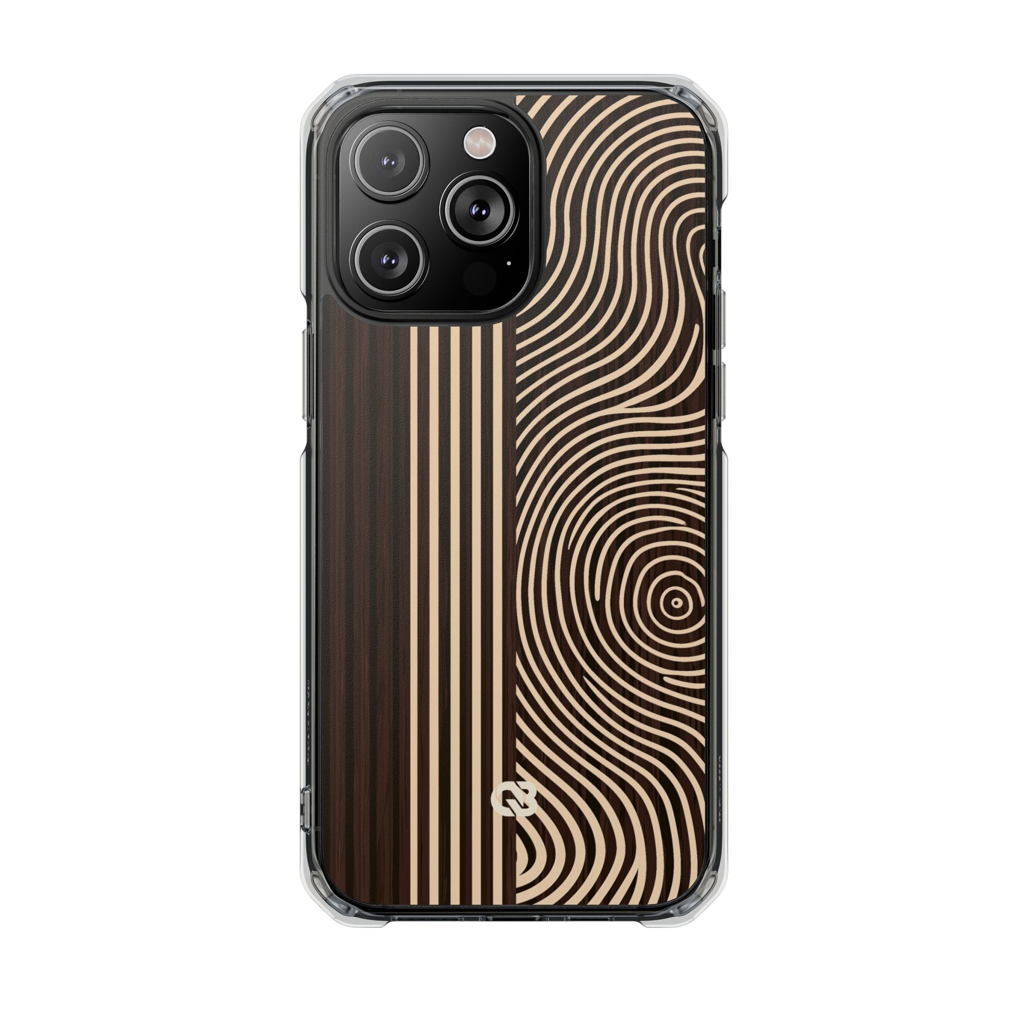 Brown Impact MagSafe Phone Case for iPhone - Espresso Sand Ridge