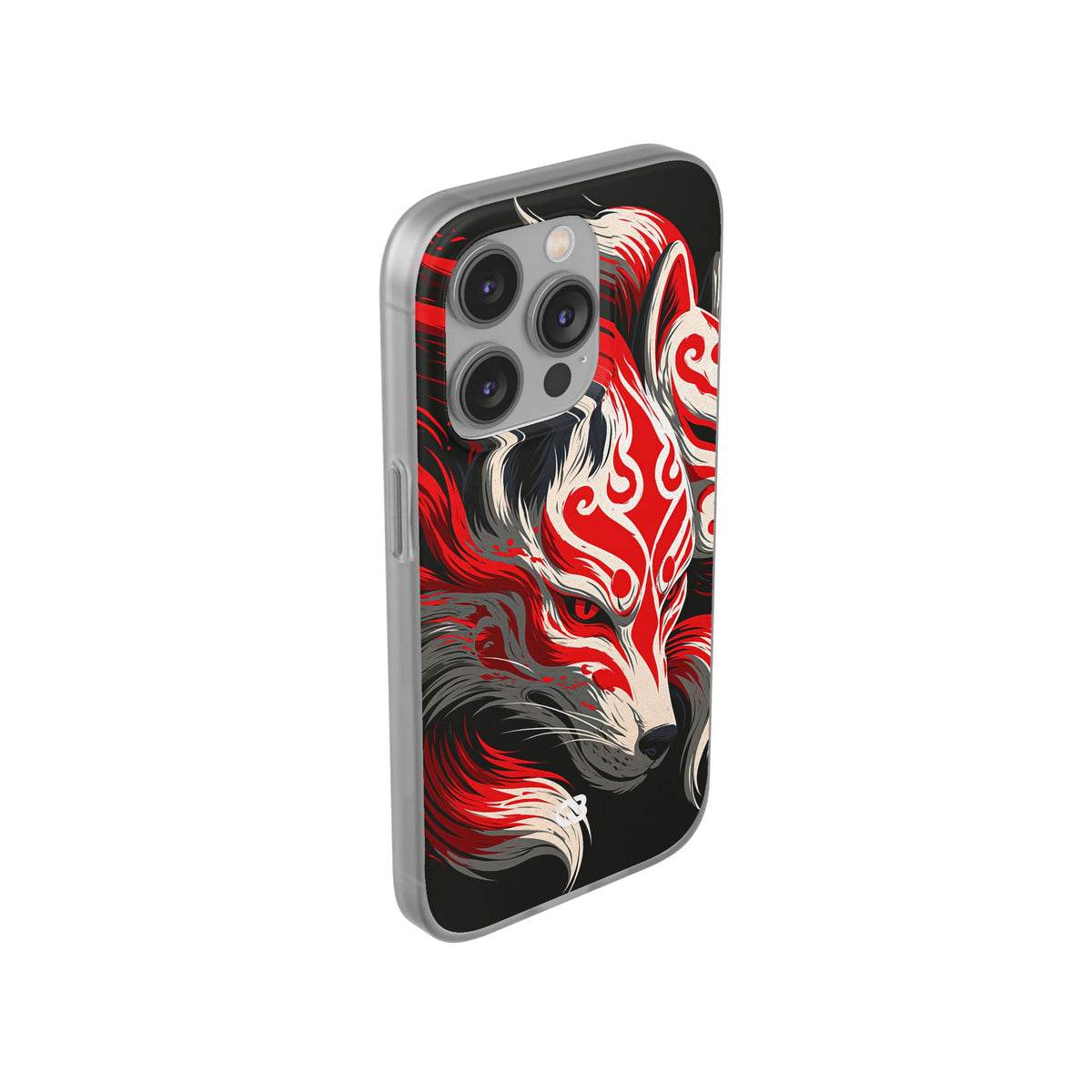 Crimson Kitsune Spirit · Lite Phone Case for iPhone · Red