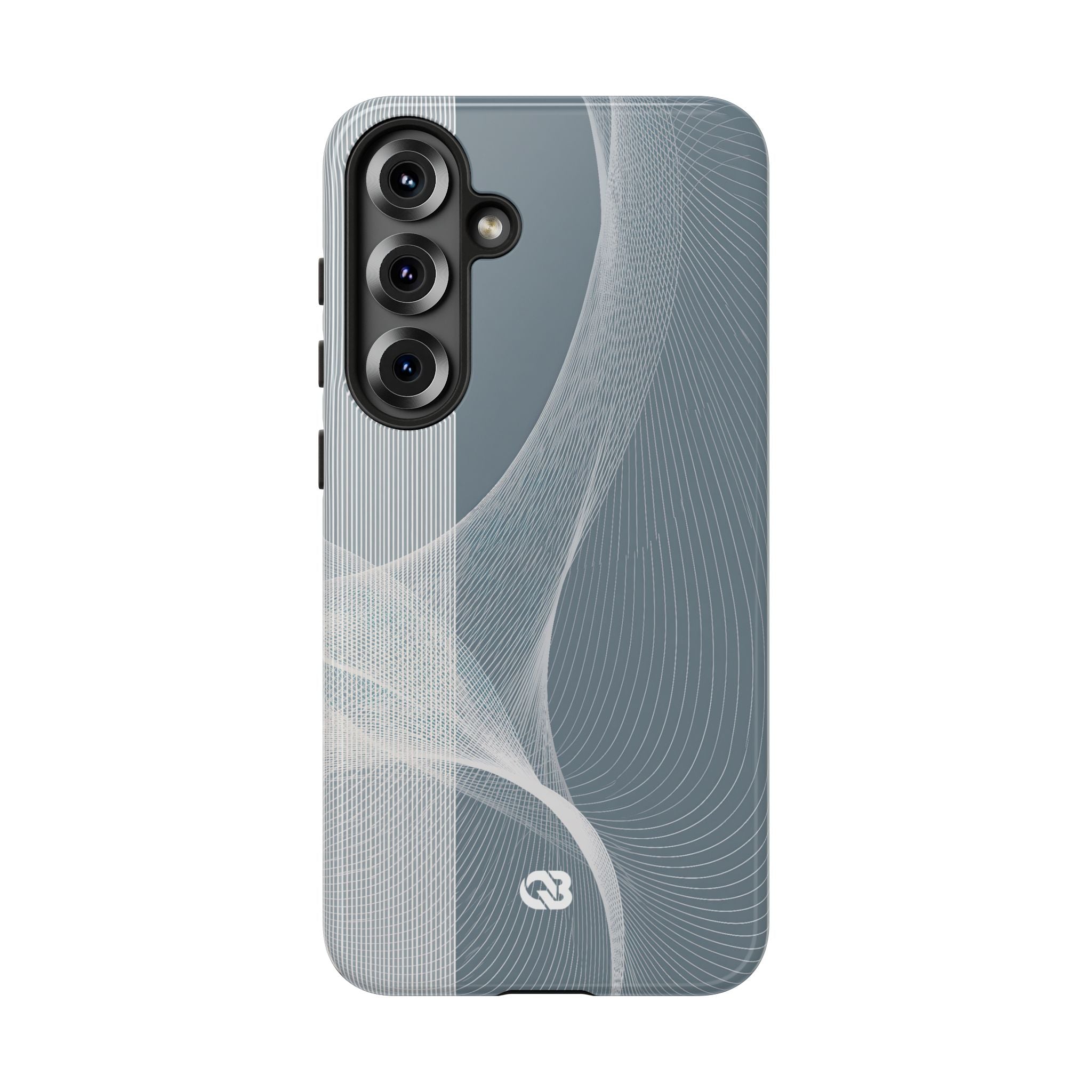 Grey Tough Phone Case for Samsung - Slate Mesh Horizon