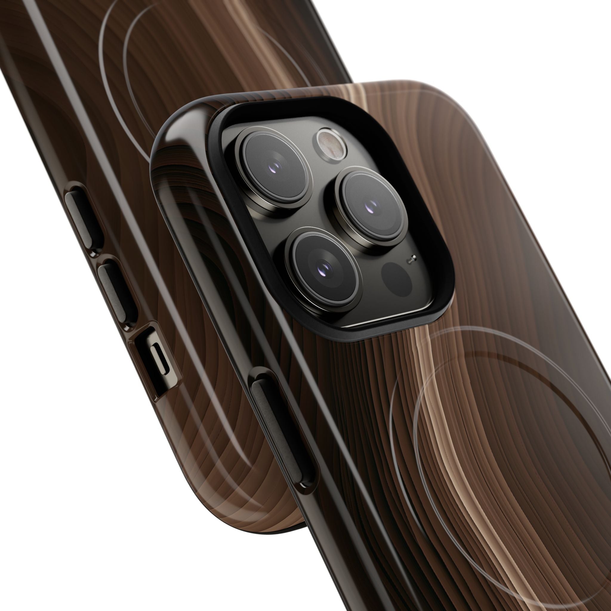 Brown Tough 2.0 Magsafe Phone Case for iPhone - Bronzed Canyon Relief