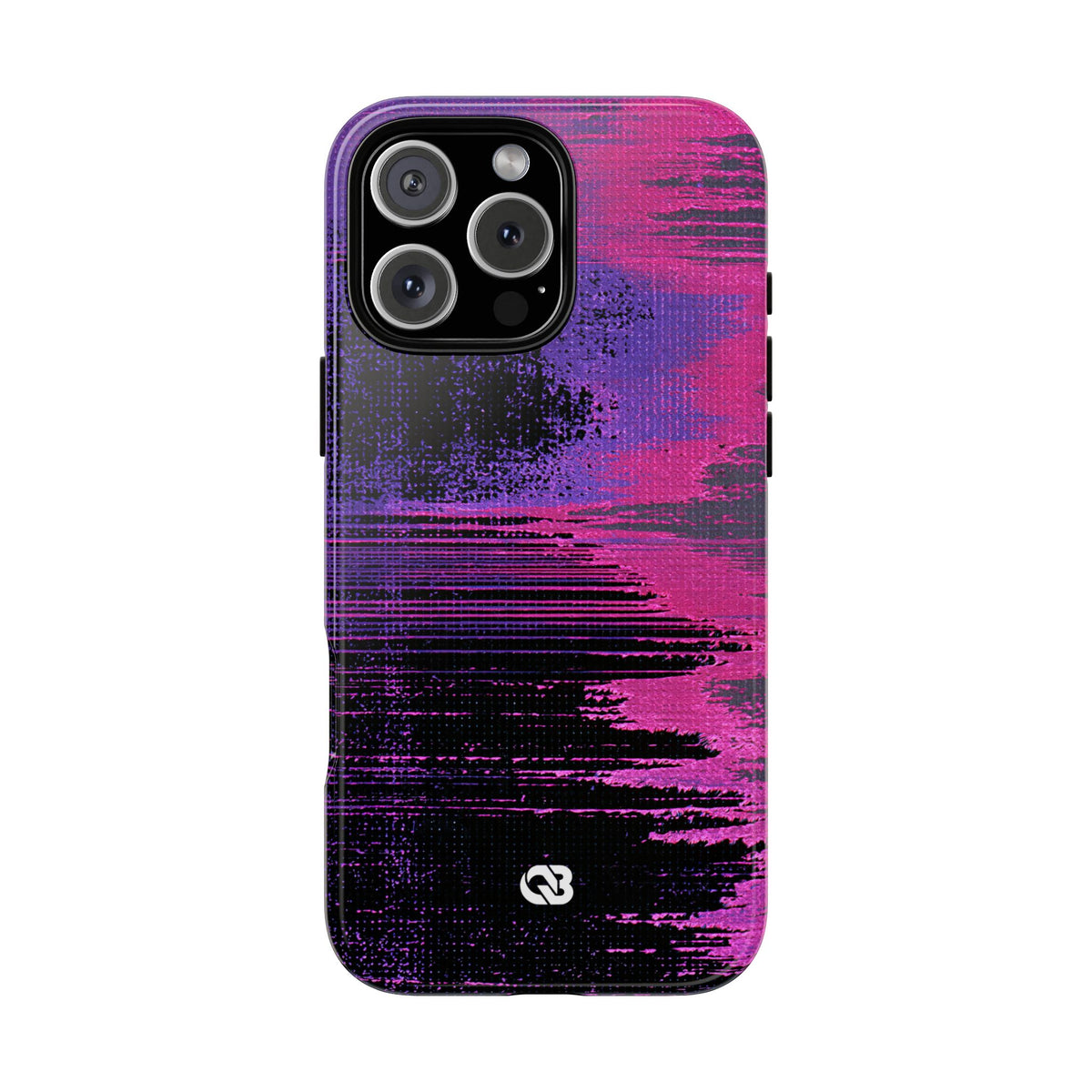 Neon Signal Shift · Tough Phone Case for iPhone · Purple