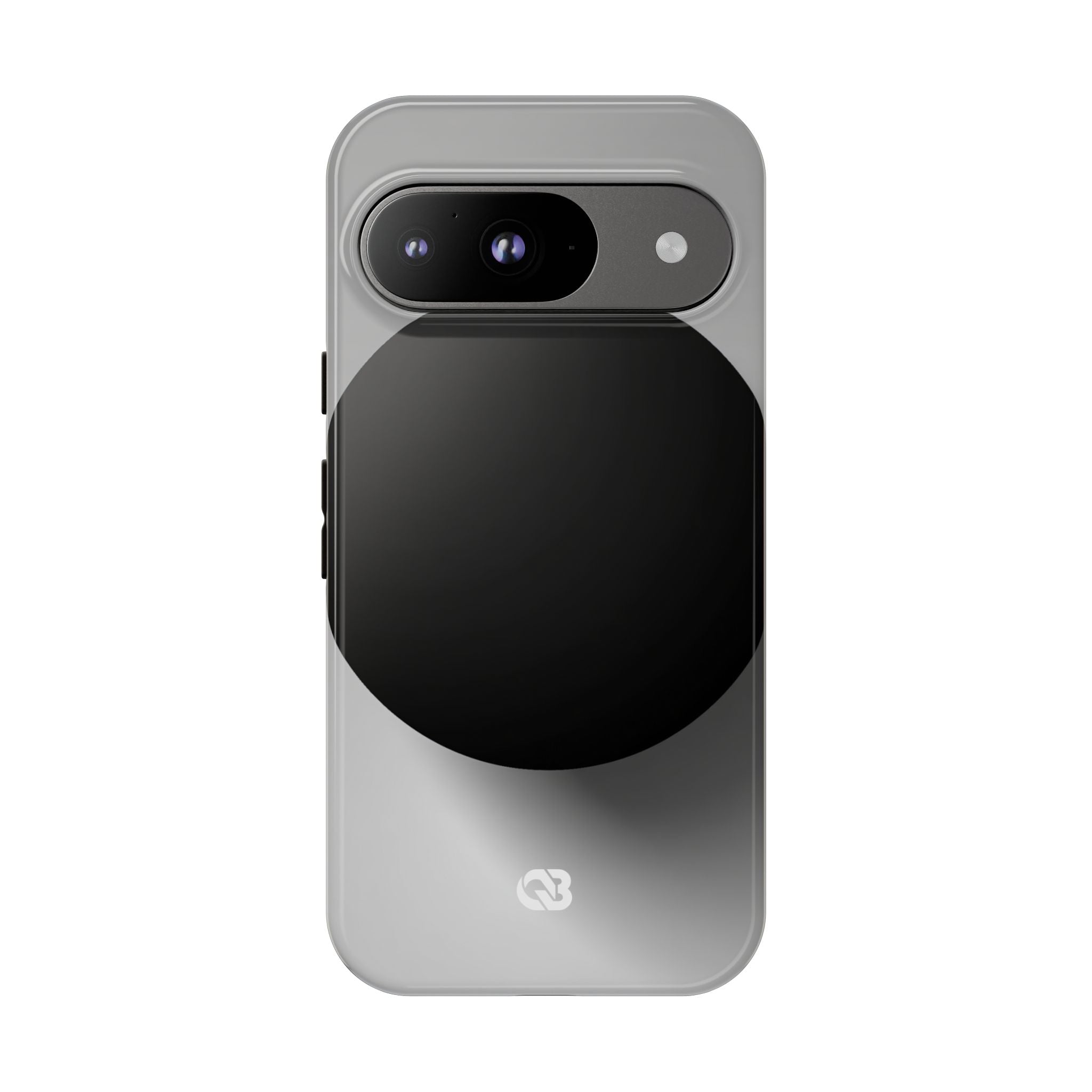 Grey Tough Phone Case for Google Pixel - Matte Onyx Sphere